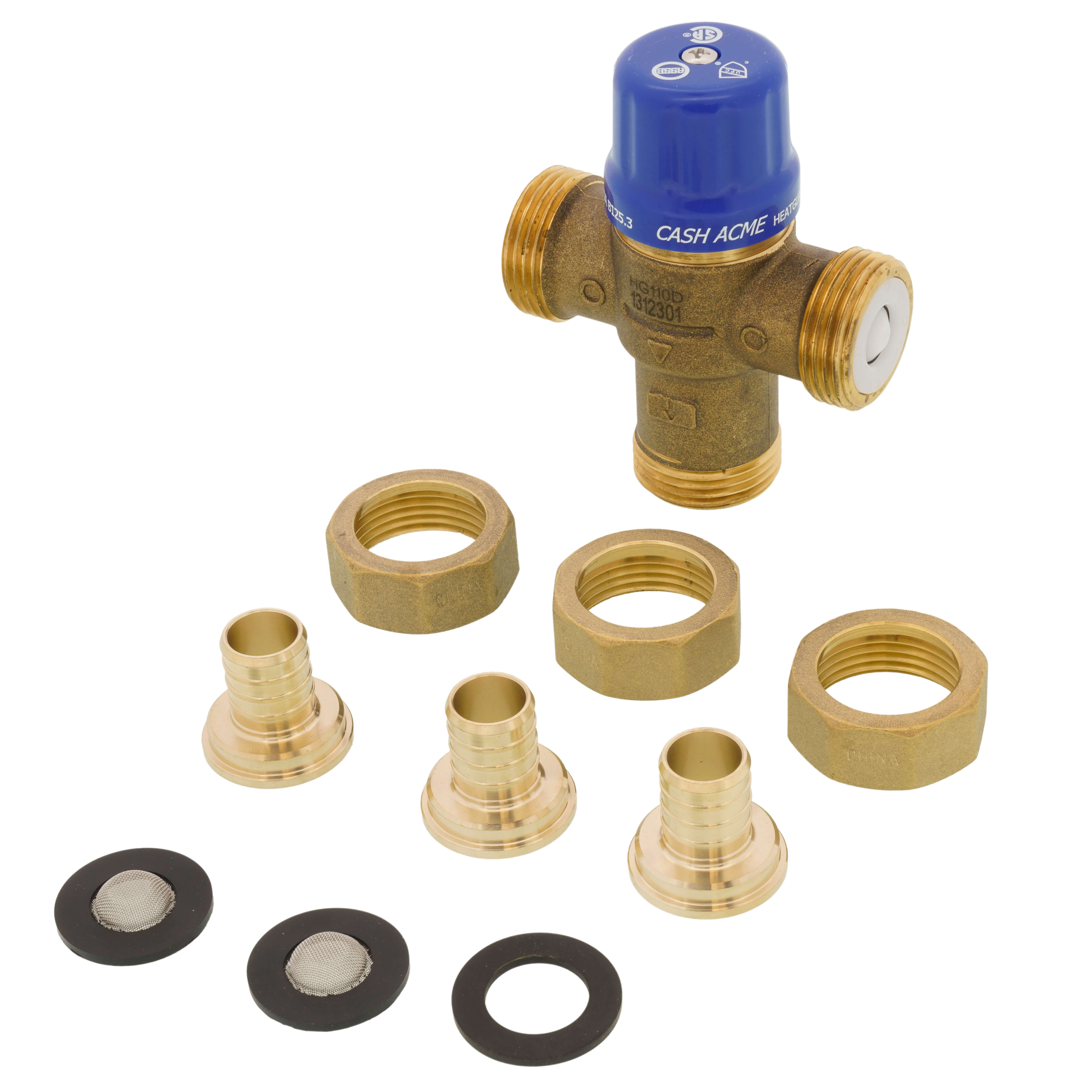 Vanne Mélangeuse Thermostatique TMV HG145 Cash Acme - 3/8 Comp, Neuve, Pour Régulation Température Eau