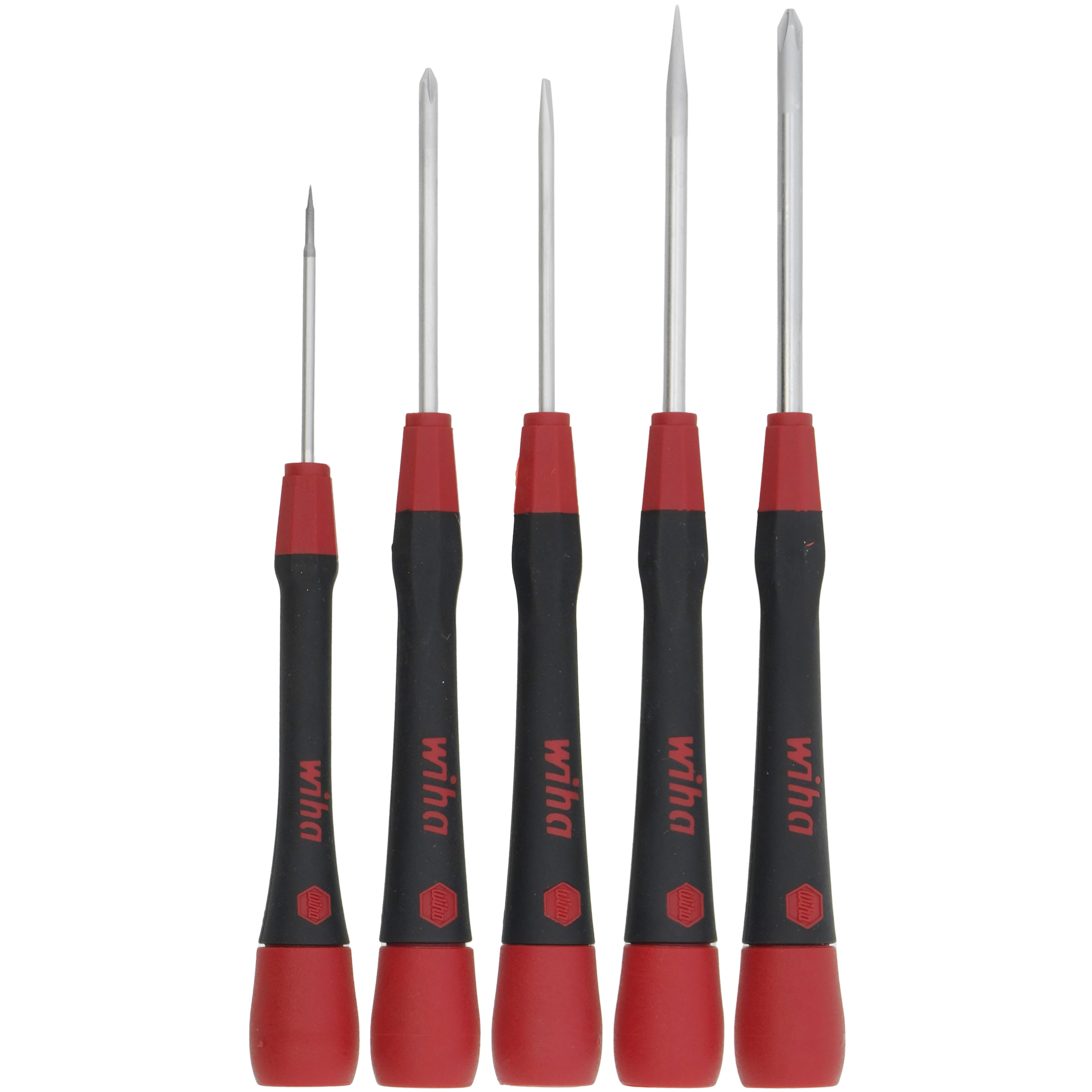 26195 - Wiha 26195 - 5-Piece PicoFinish Slotted & Phillips