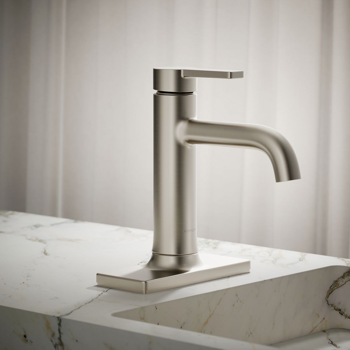 K-28126-4-BN - Kohler K-28126-4-BN - Venza Single Handle Centerset