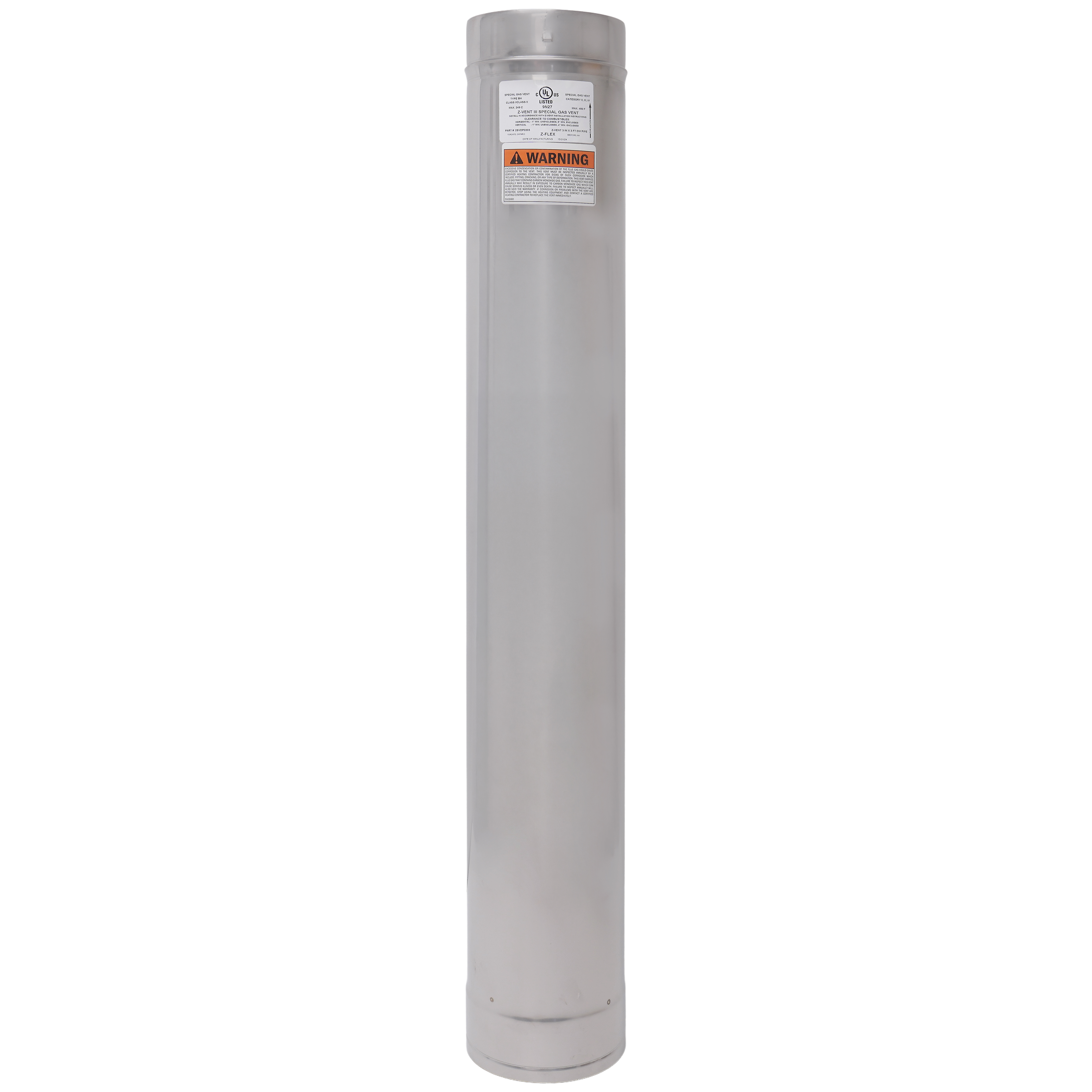 Double Wall Vent - Rigid Vent - Z-Flex Chimney Liners