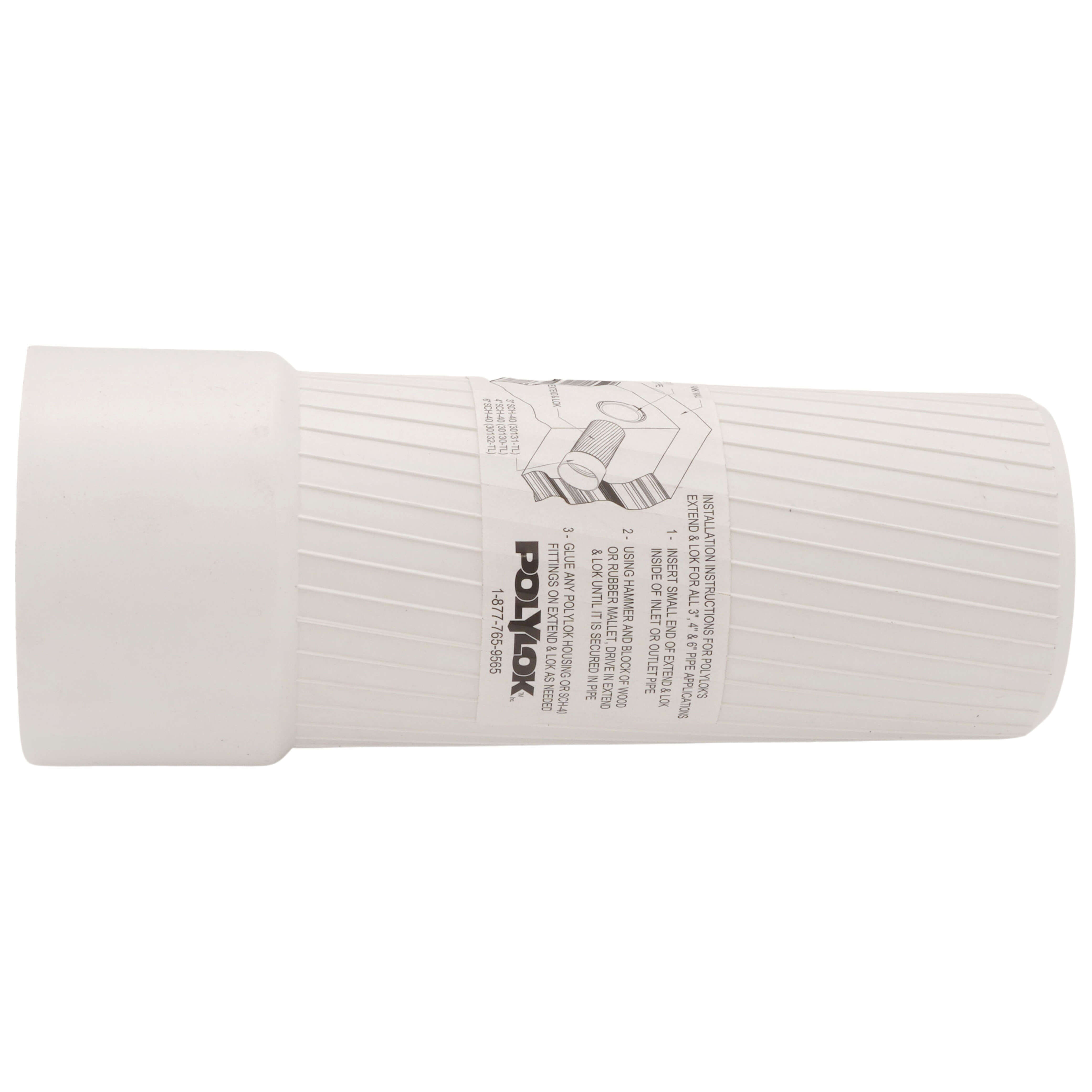 Extension Polylok Extend & Lok 10,2 Cm - Pour Filtres à Effluents De Fosse Septique - Installation Sans Collage - 9