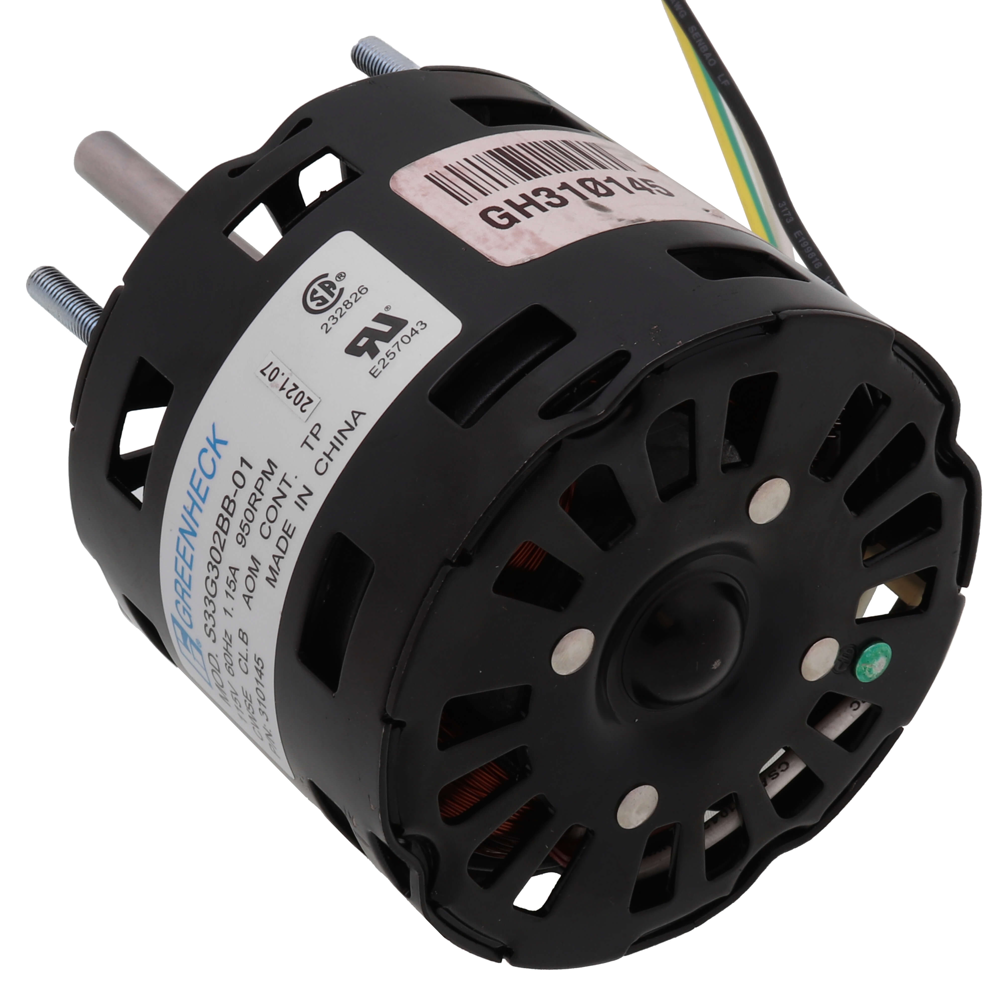 310145 - Greenheck 310145 - 8 Watt 115v Motor, 310145