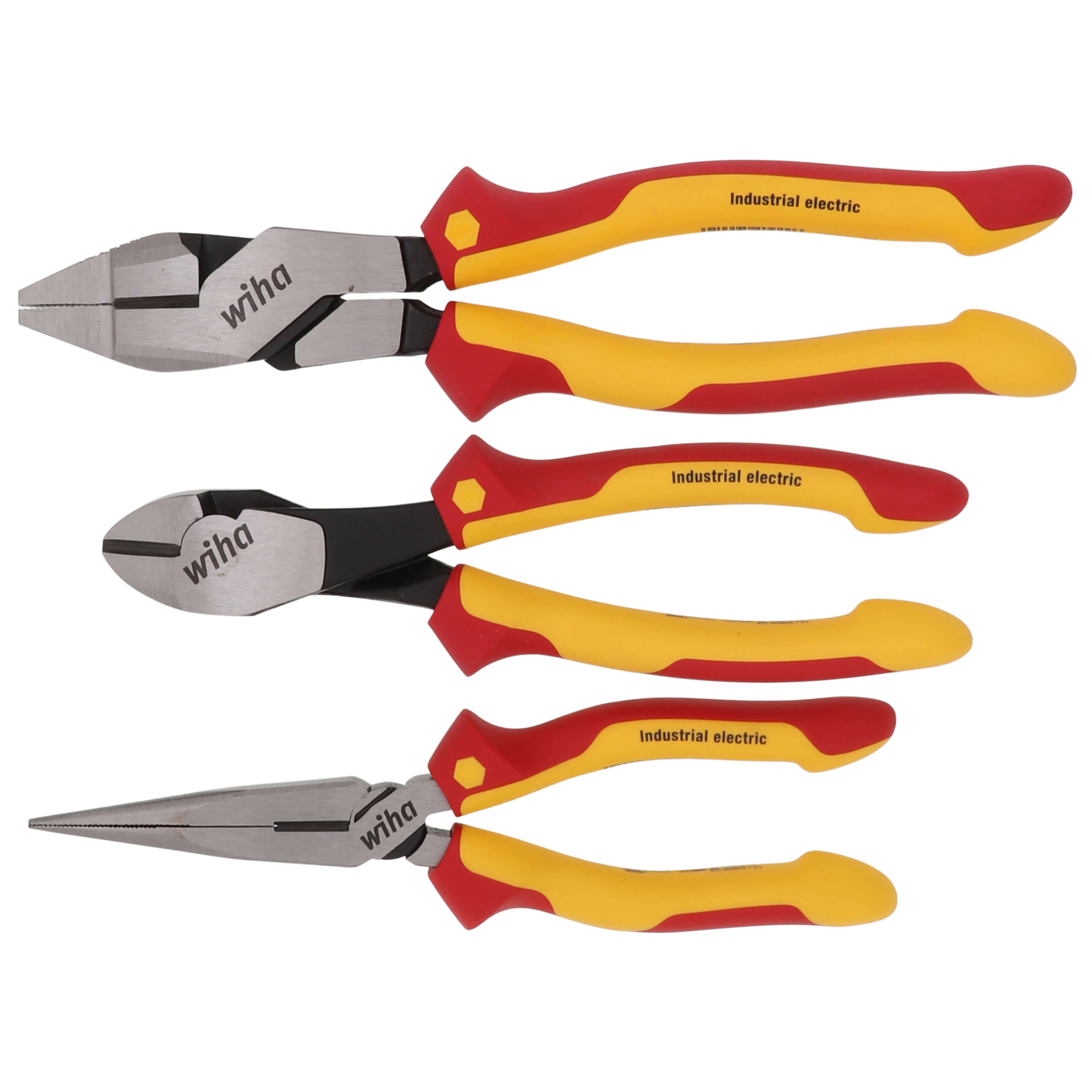32968 - Wiha 32968 - 3-Piece Insulated Pliers & Cutters Set