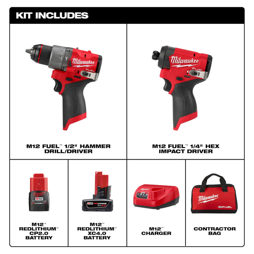 2598-22 - Milwaukee 2598-22 - M12 Fuel 1/2