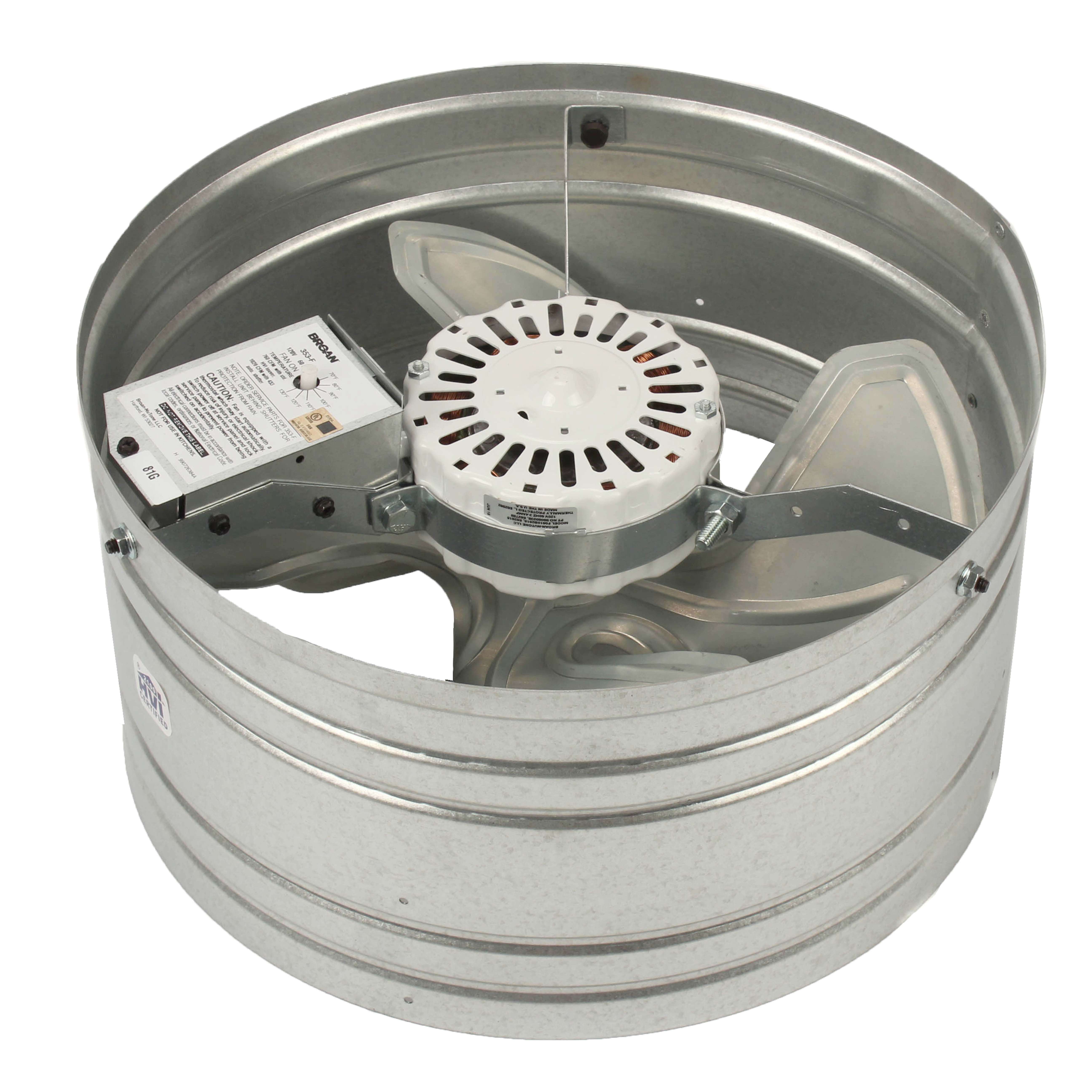 353 - Broan 353 - Model 353 Gable Mounted Powered Attic Ventilator (1020 or  760 CFM)