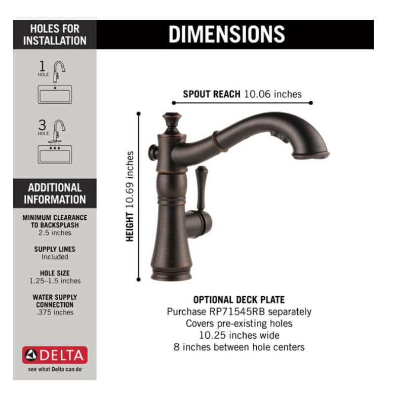 4197-RB-DST - Delta 4197-RB-DST - Cassidy Single Handle Pull-Out