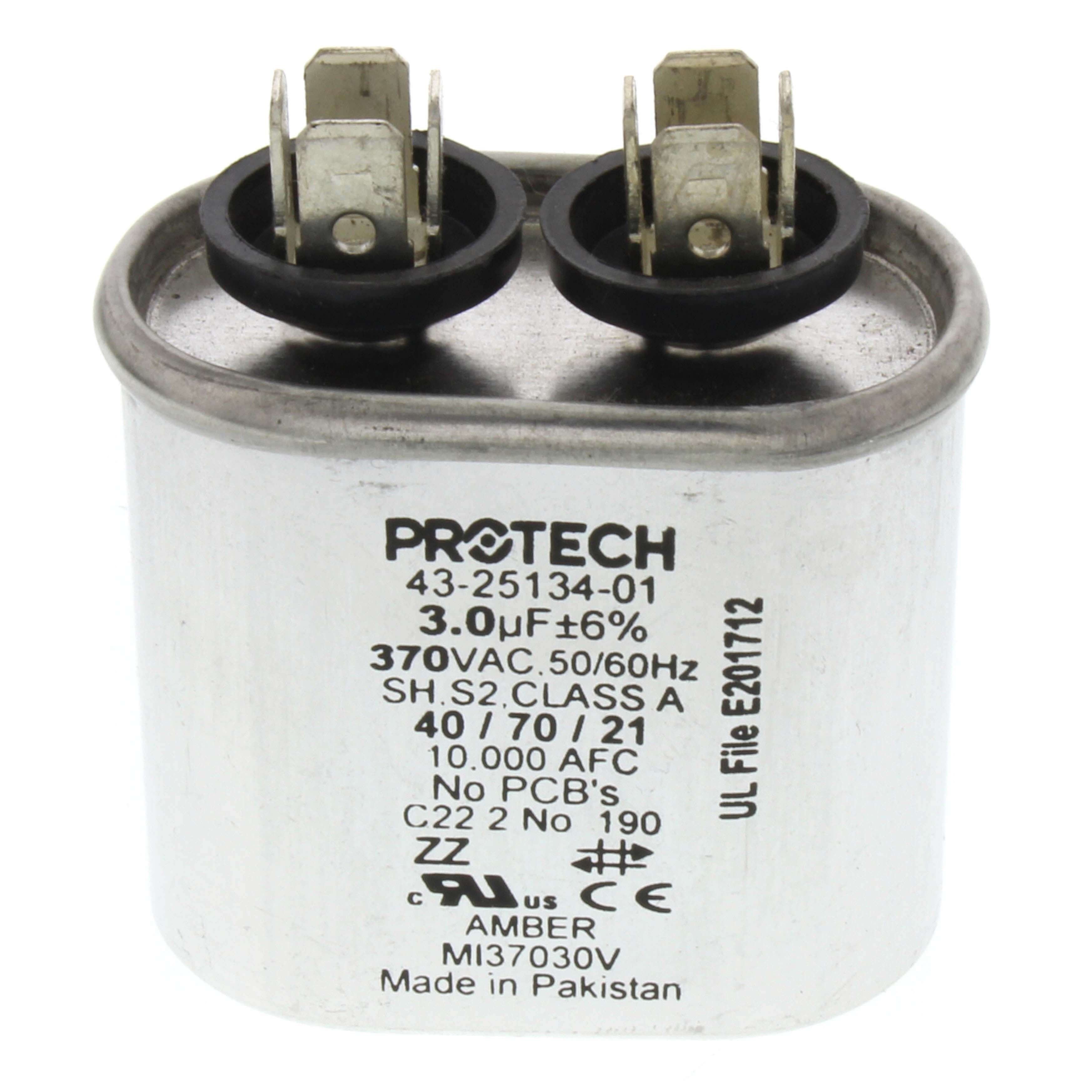 43-25134-02 - Rheem 43-25134-02 - 5 MFD Oval Run Capacitor (370V