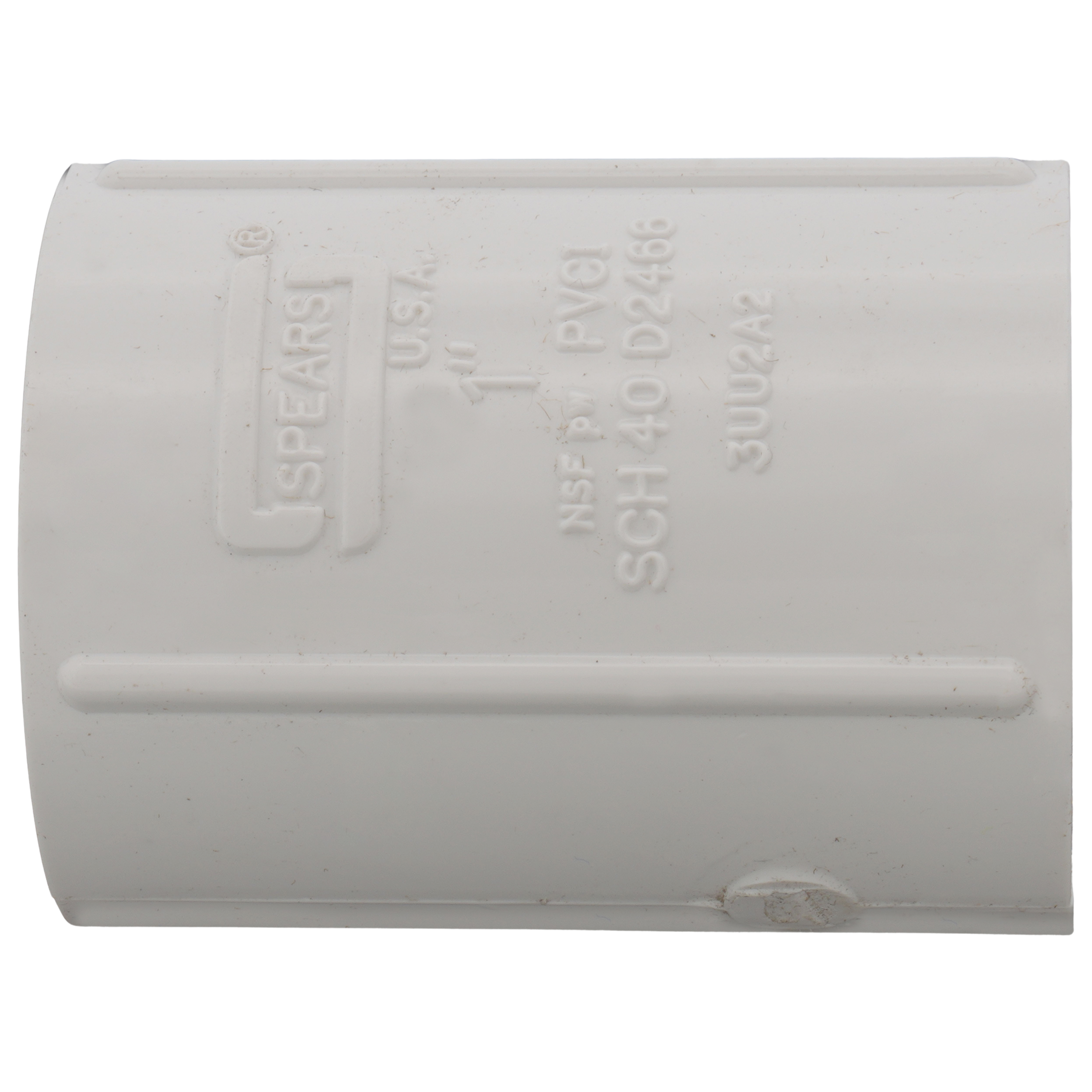 ABS DWV Increaser Coupling - 4 x 1 1/2 - Hub - Black from IPEX