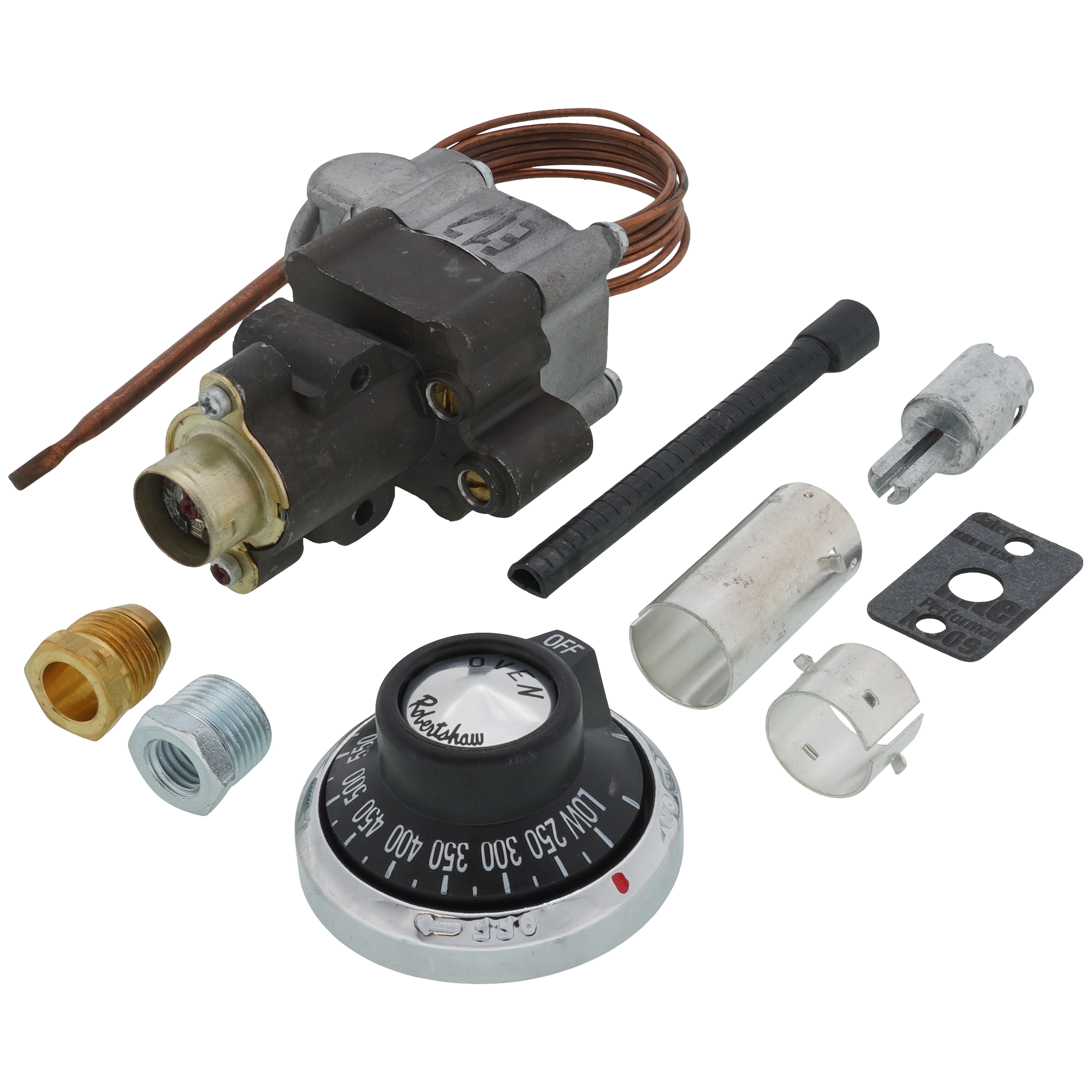 Termostato Forno Robertshaw 5300-735 KXP UNI-KIT - 175-550°F Con Manopola E Quadrante