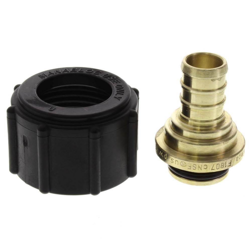 46634 - Viega 46634 - PEX Crimp Port Adapter, 1/2