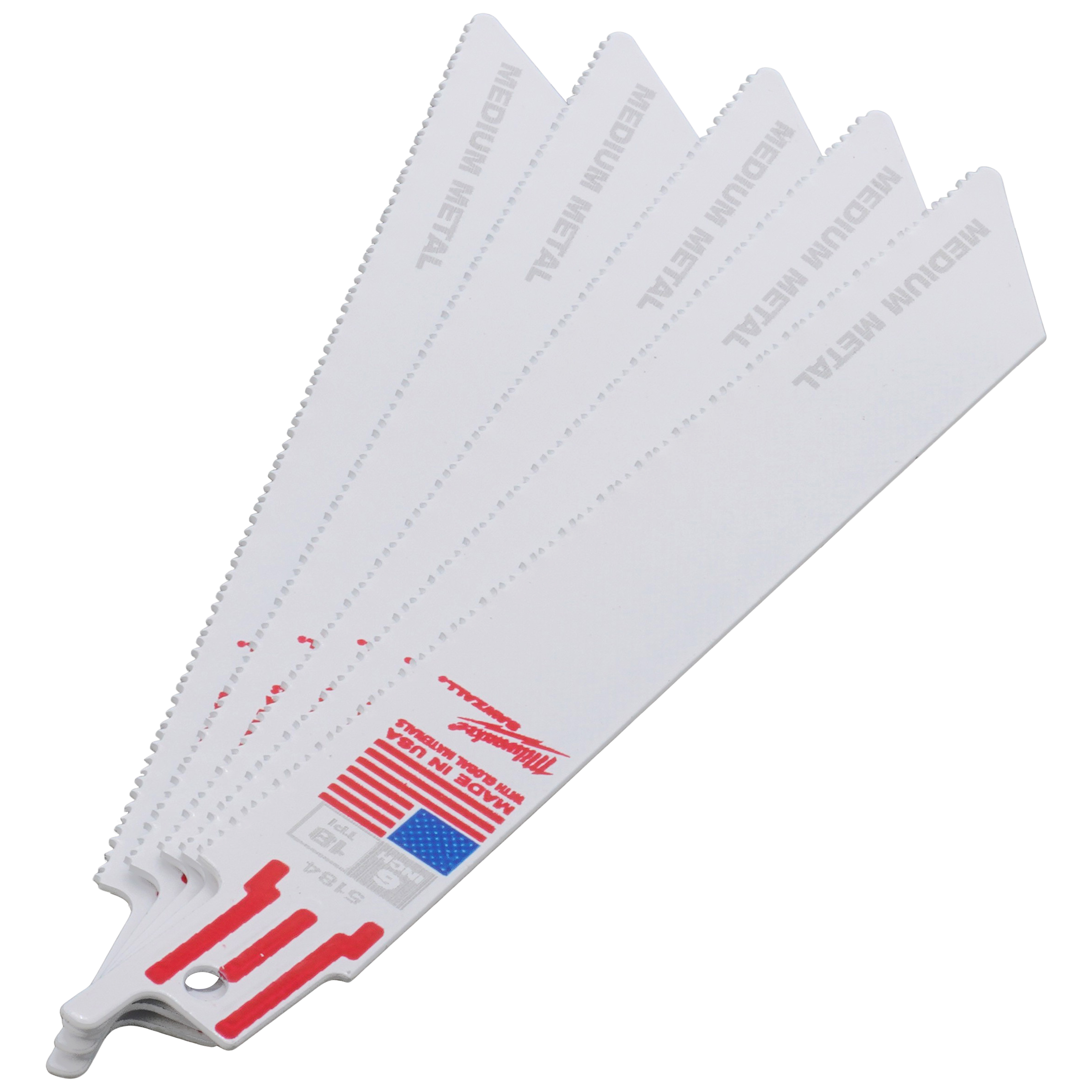 48-00-5184 - Milwaukee 48-00-5184 - Sawzall Blade, 18 TPI, (6