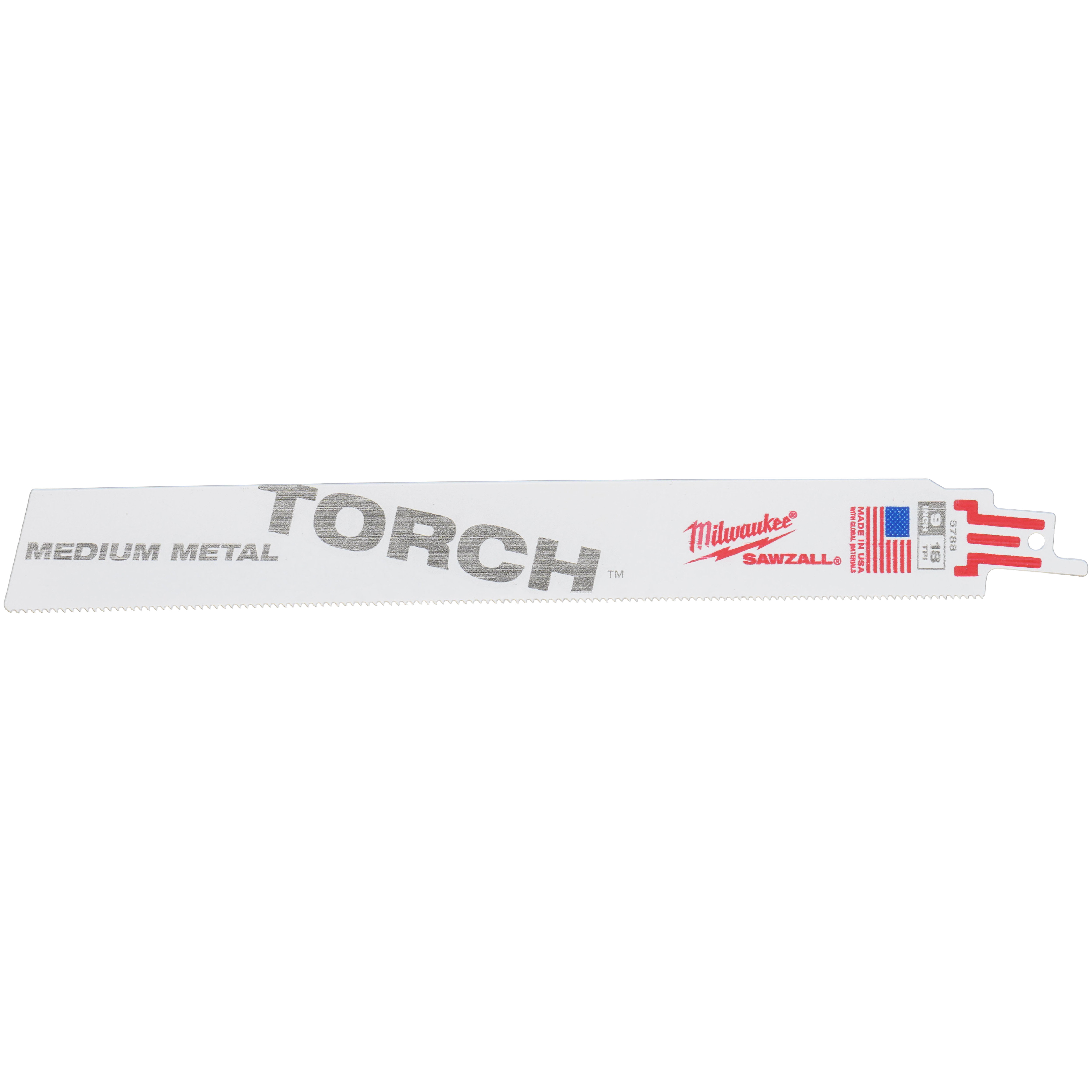 48-00-5788 - Milwaukee 48-00-5788 - Sawzall Torch Blade, 18 TPI, 9