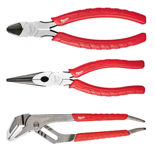 Milwaukee Pliers Kit (4 Piece) 48 22 6331 48 22 6100   The Home Depot