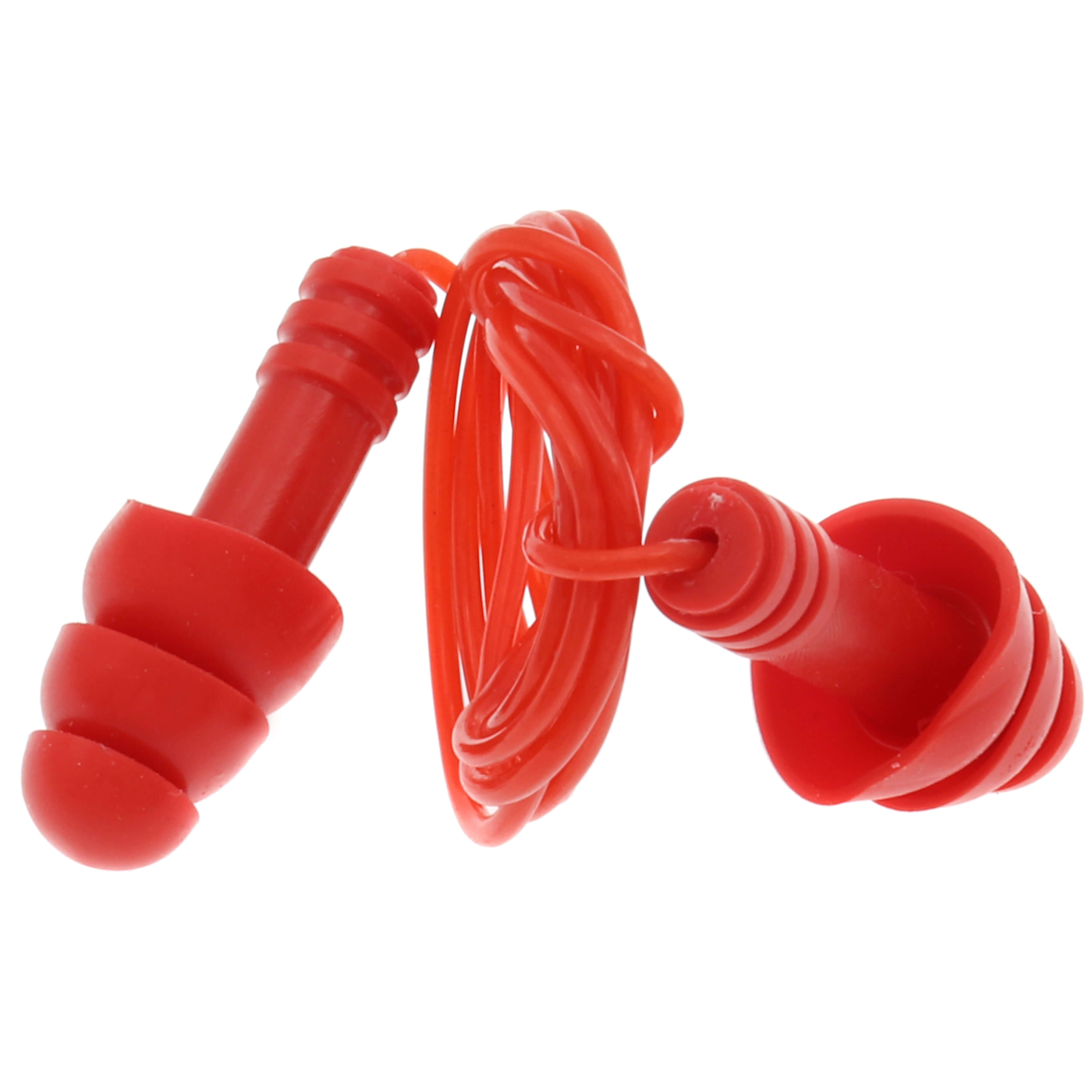 Milwaukee Bouchons D'Oreilles Confort Rouge – Lot De 5 Paires En Silicone TPR, Taille Unique