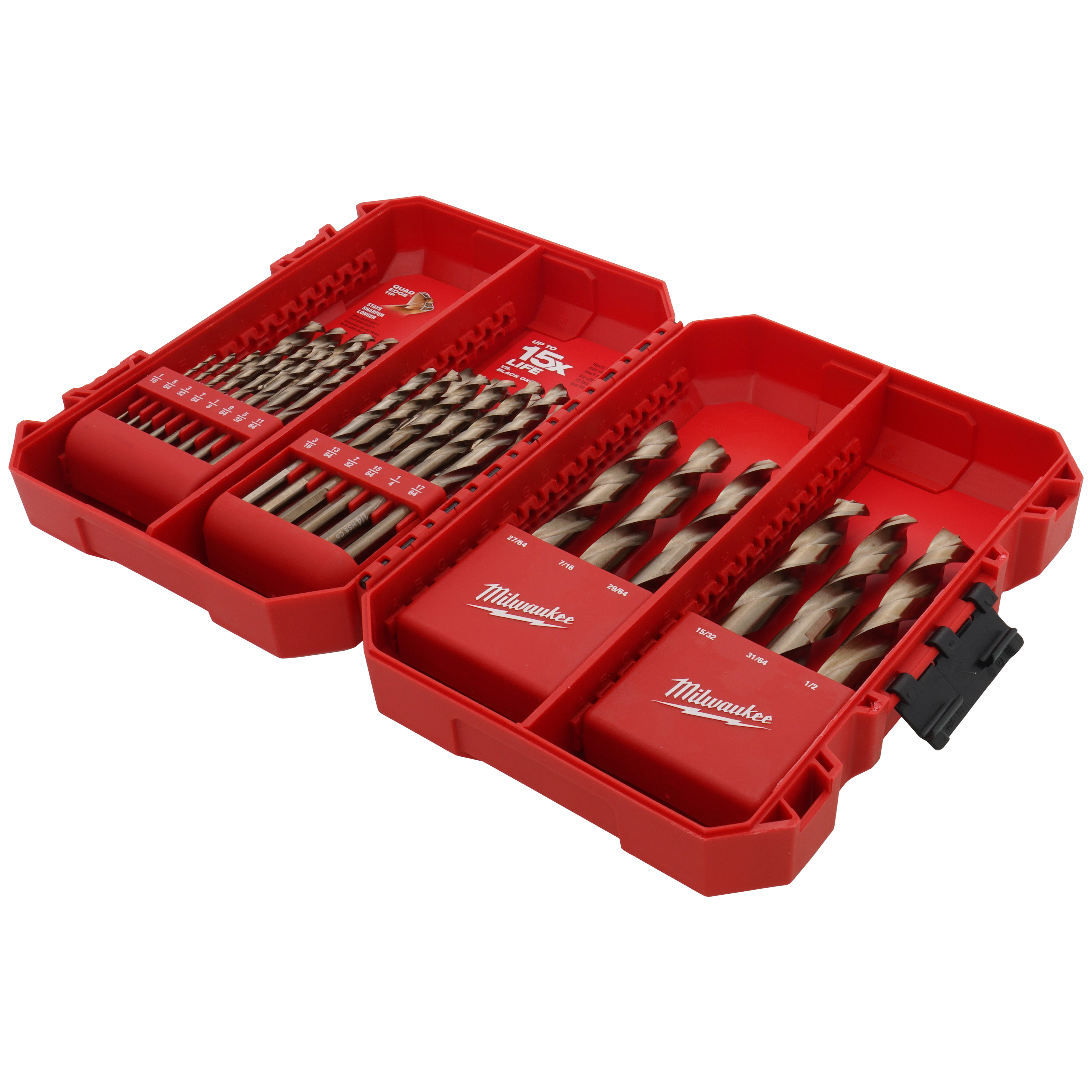 48-89-2332 - Milwaukee 48-89-2332 - 29 Piece Cobalt Red Helix