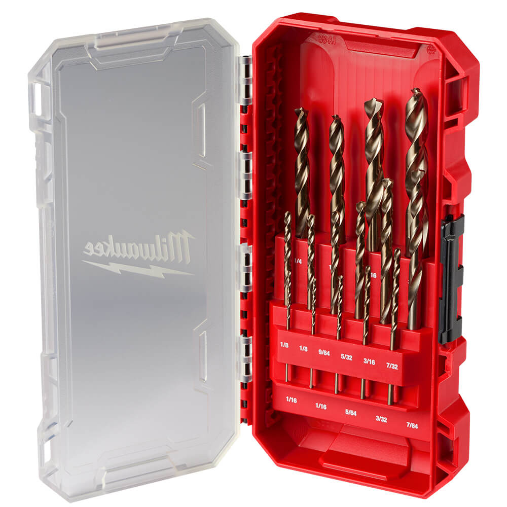48-89-2370 - Milwaukee 48-89-2370 - 15 Piece Cobalt Red Helix