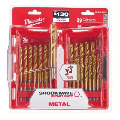 48-89-4632 - Milwaukee 48-89-4632 - 29 Piece Shockwave Red Helix