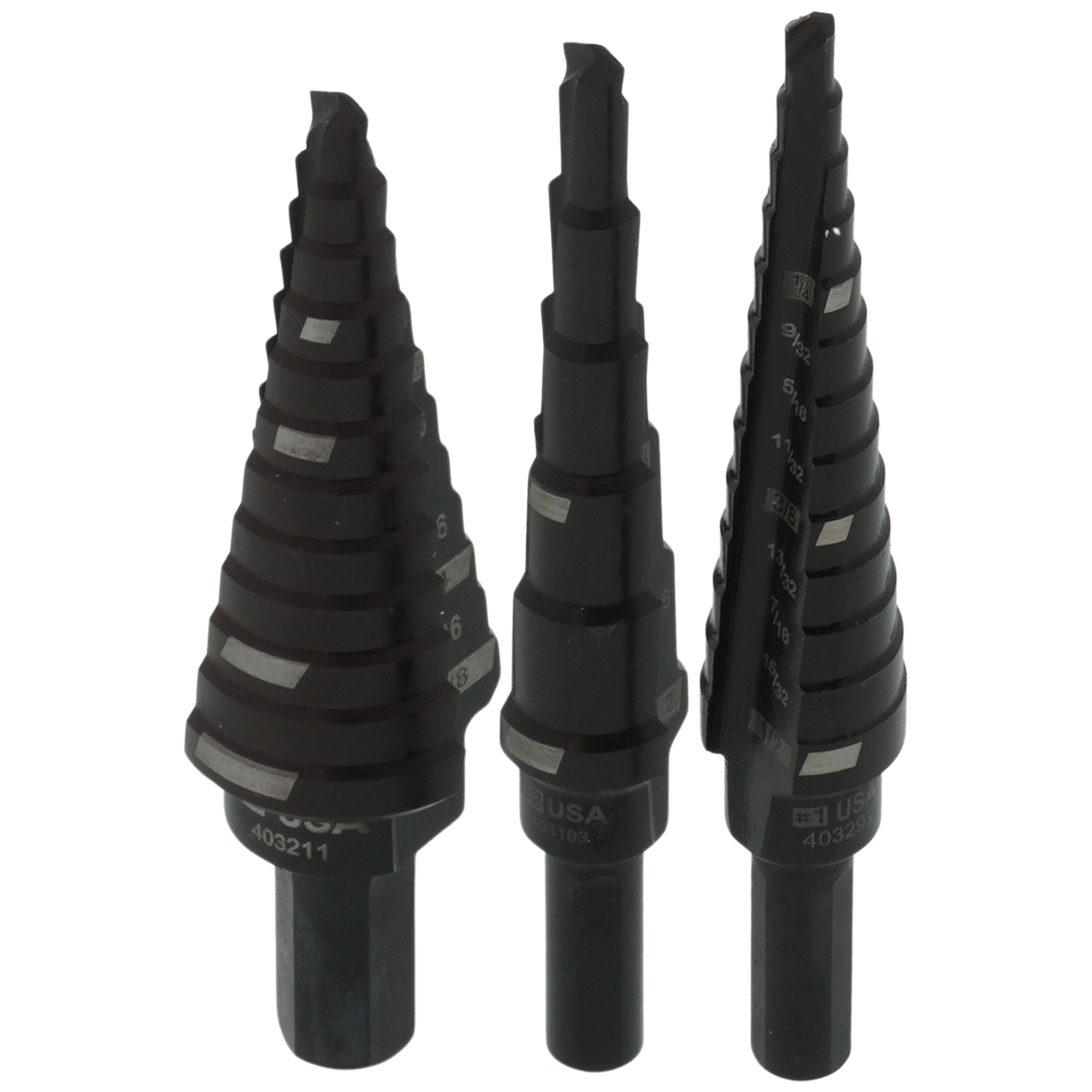 48-89-9221 - Milwaukee 48-89-9221 - 3 Piece Black Oxide Step Drill