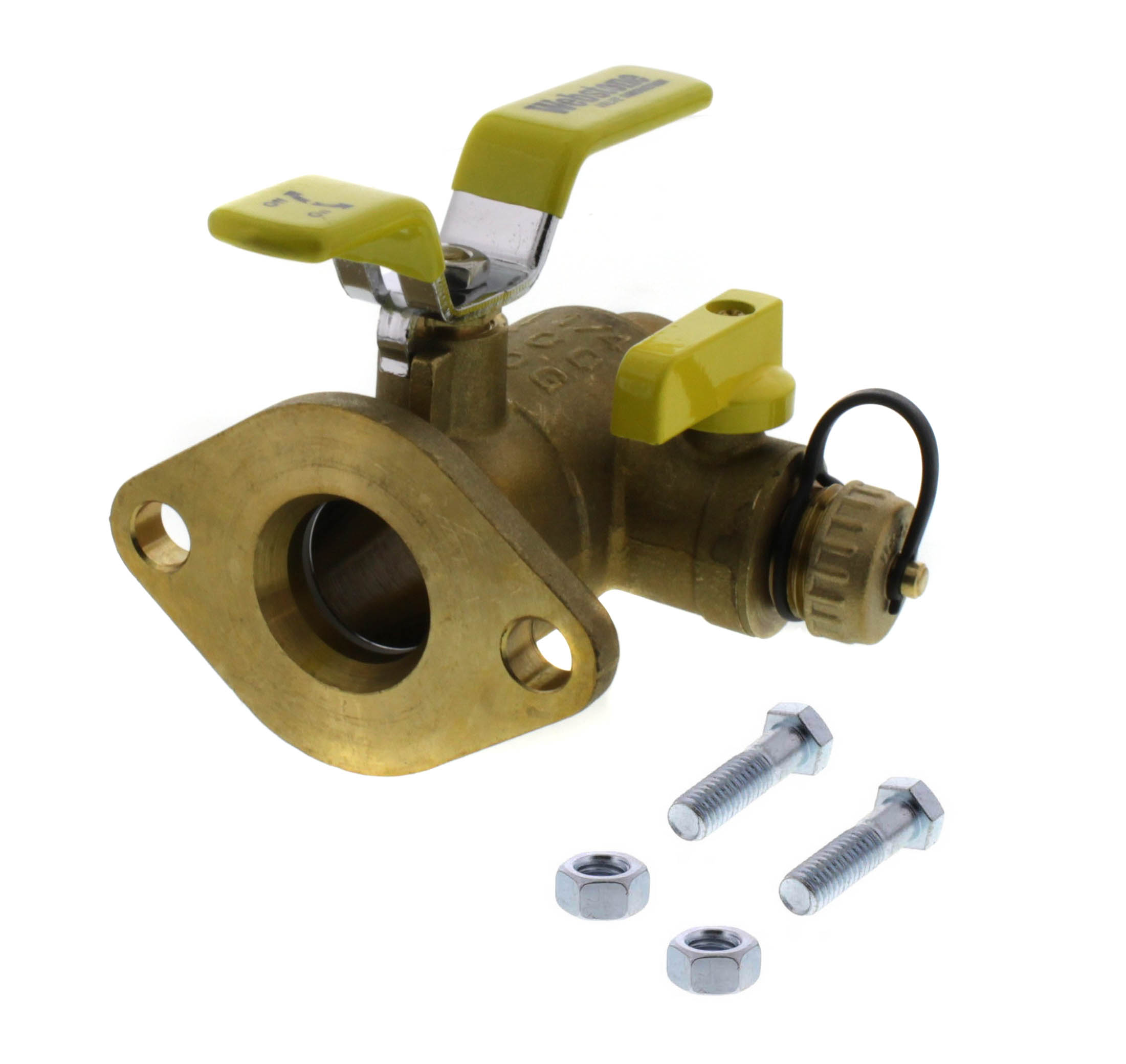 2 Valvole A Sfera In Ottone Da 1/4 Di Pollice Per Linea Acqua - Rubinetto Di Intercettazione A Compressione 1/4 X 1/4 - Per Collegamento Frigorifero, Produttore Di Ghiaccio, Macchine Per Caffè