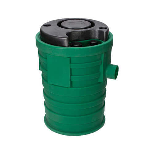 Little Giant 509673 9JF2V2D Pit Plus Jr. 410 HP Premium Simplex Sewage System With Tether Float Switch 2 Inch Vent 2 Inch Discharge