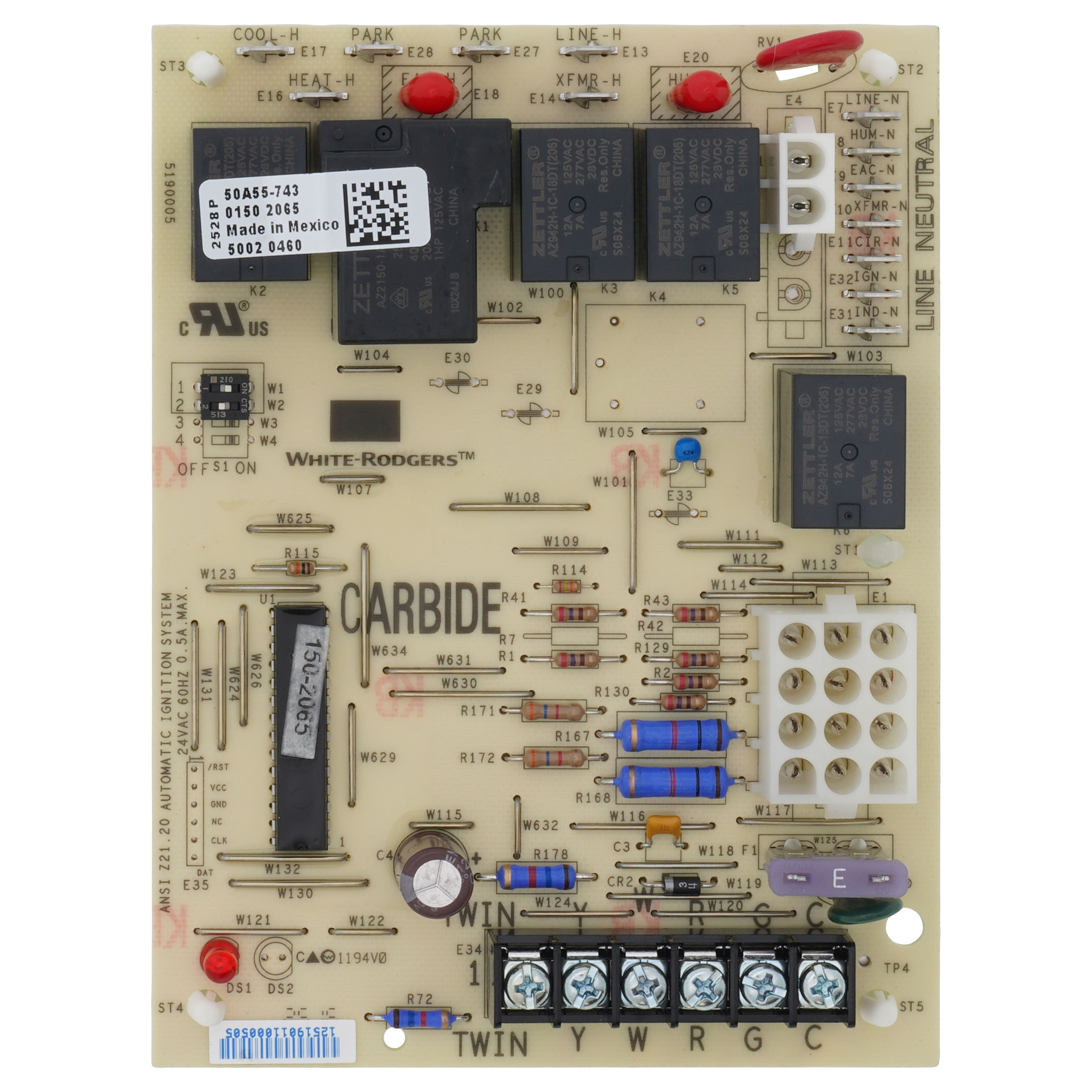 White Rodgers 50A55-743 Integrated Furnace Control Kit