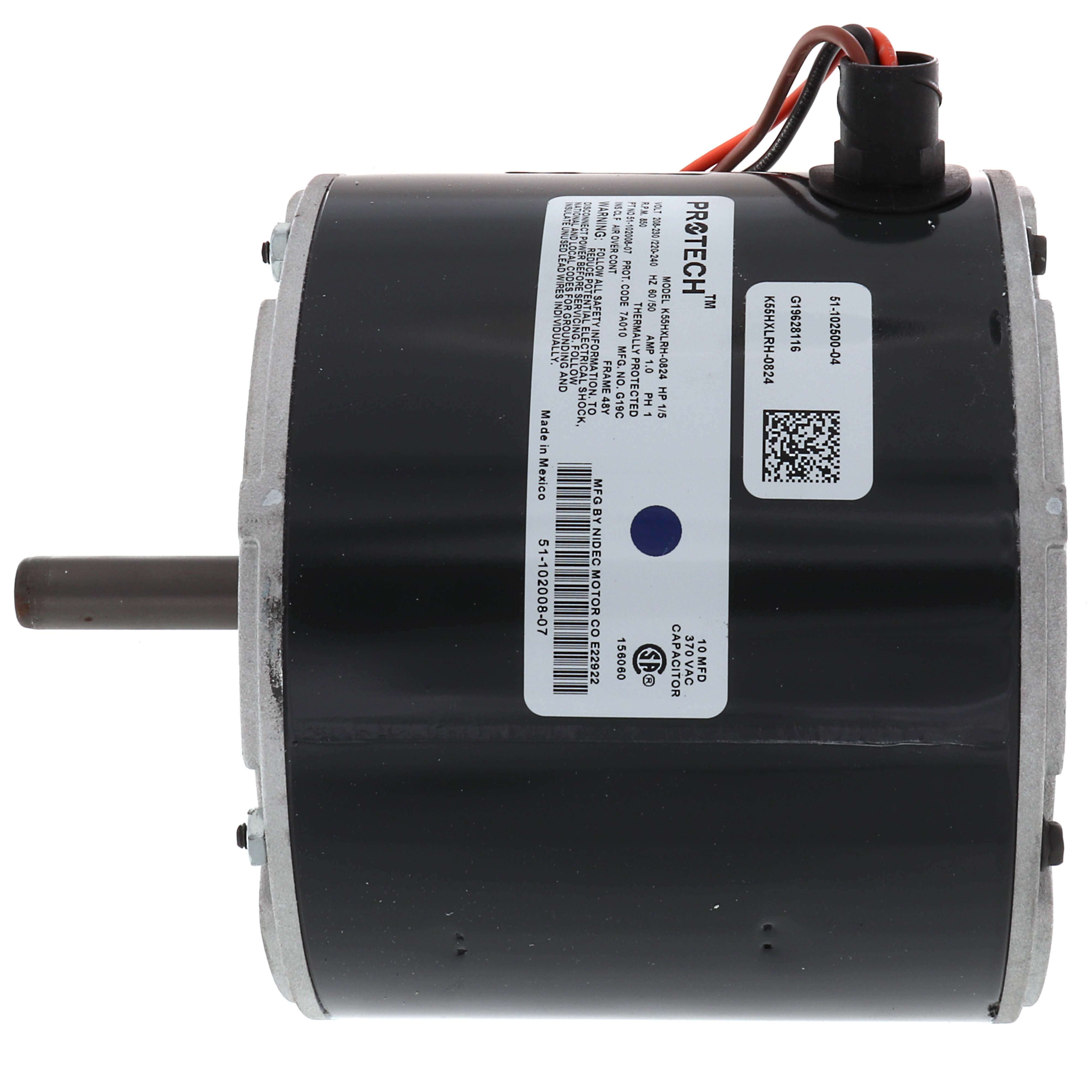 51-102500-04 - Rheem 51-102500-04 - 1/5 HP 825 RPM 1 Speed Motor
