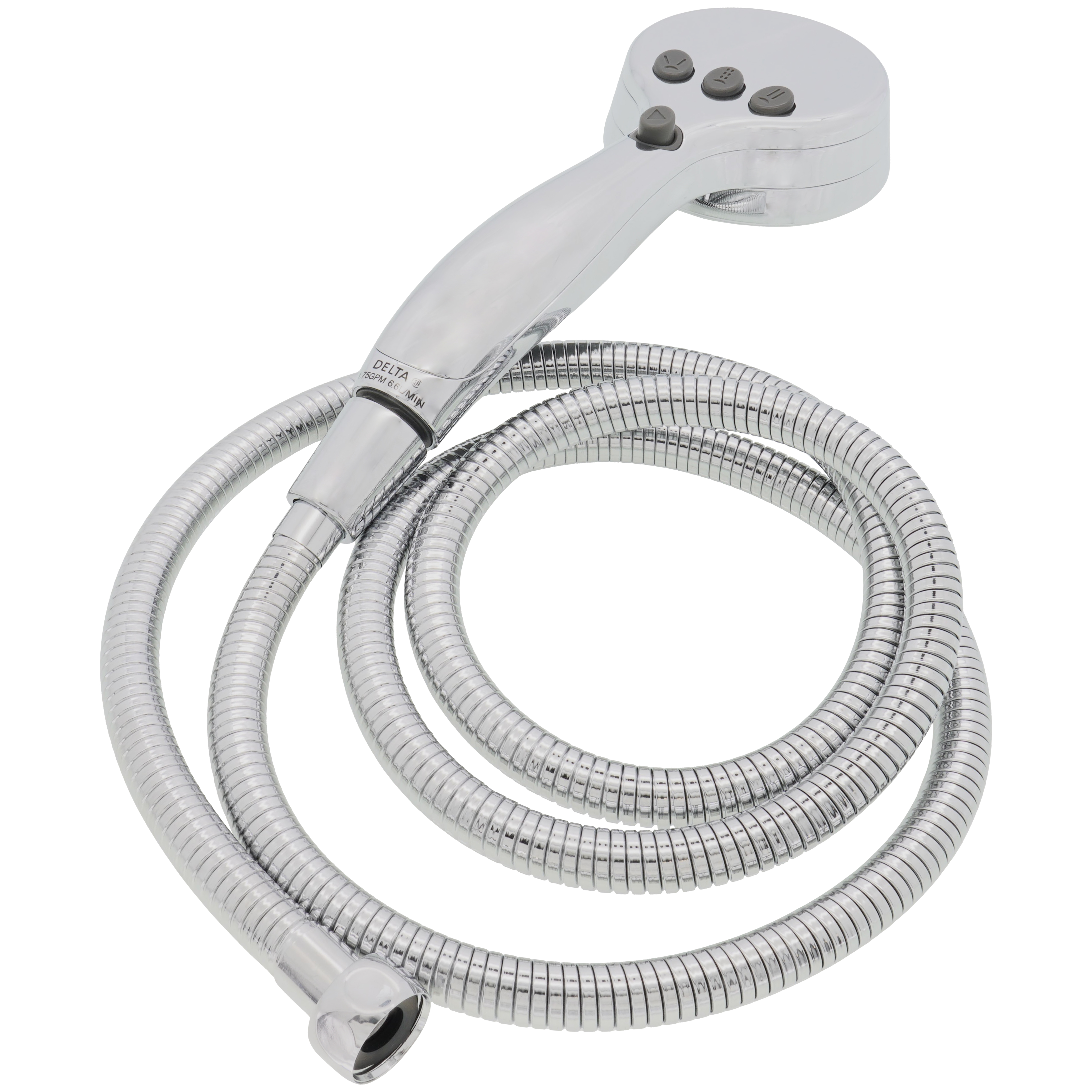 Delta U4010-PK Wandbrausehalter – Verstellbar, Quadratisch, Chrom, Für Saubere Badezimmer-Ästhetik