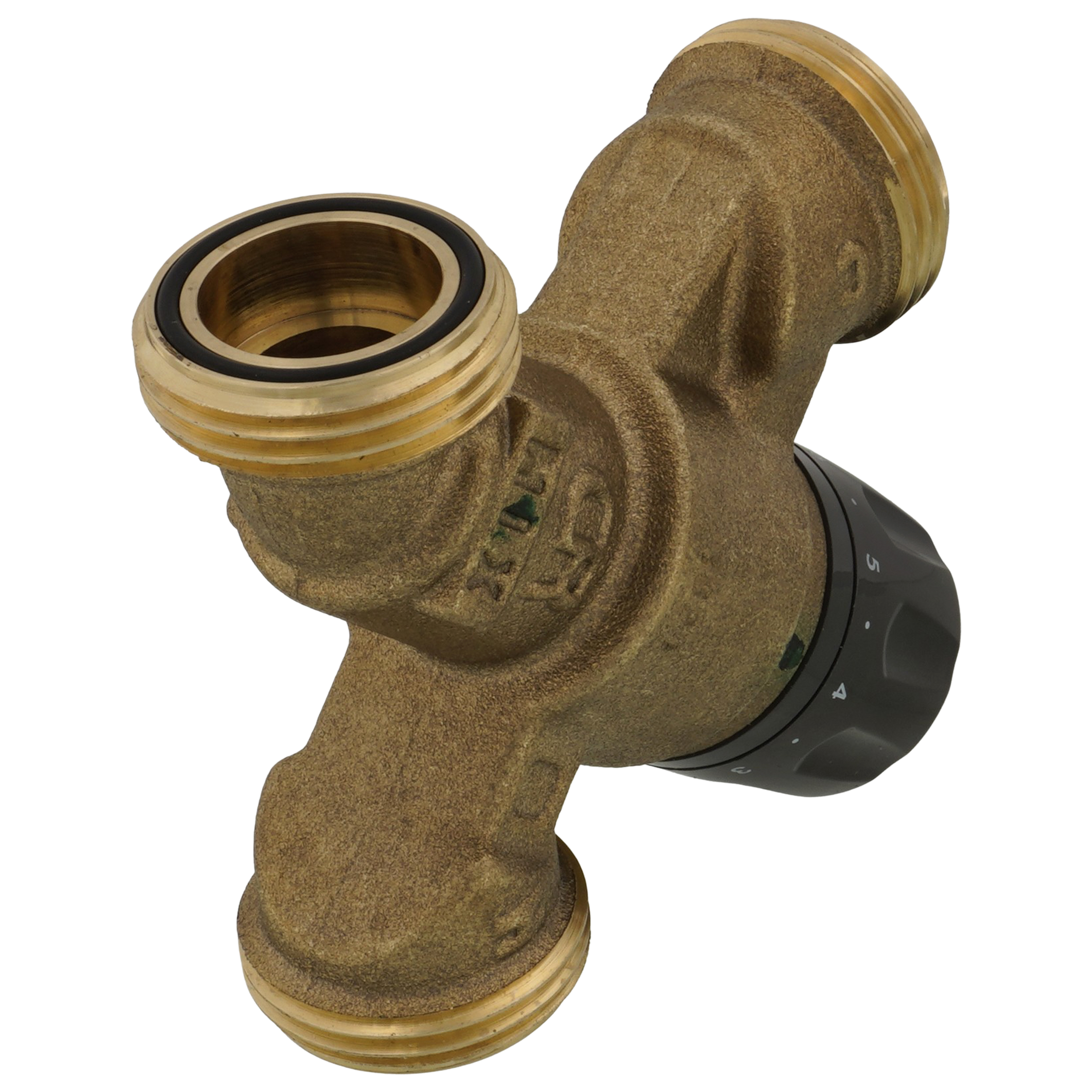 Mélangeur De Réservoir Caleffi 520519AX 3/4 - Neuf, En Laiton, Avec Jauge