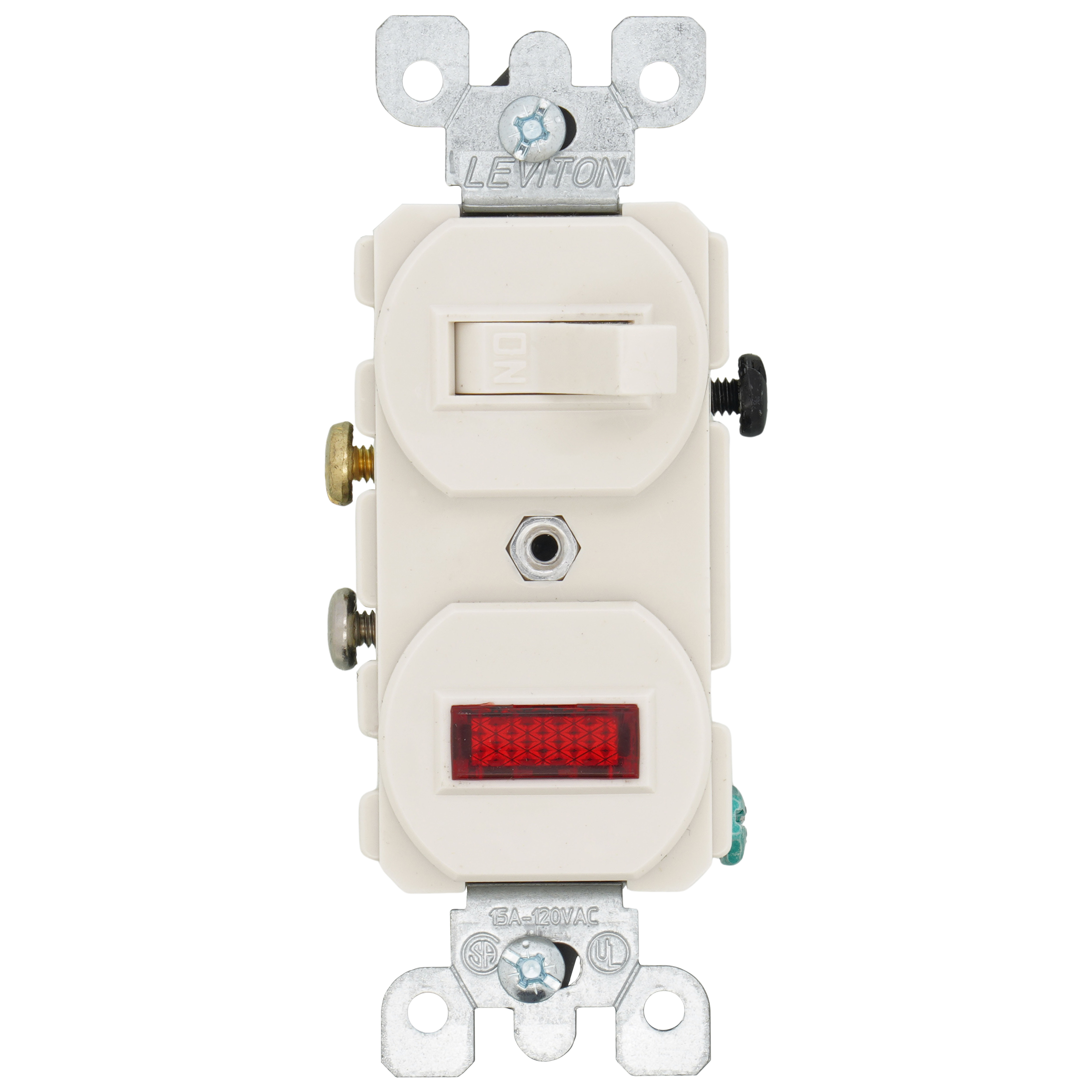 5226-T - Leviton 5226-T - Duplex Style Single Pole Pilot Light