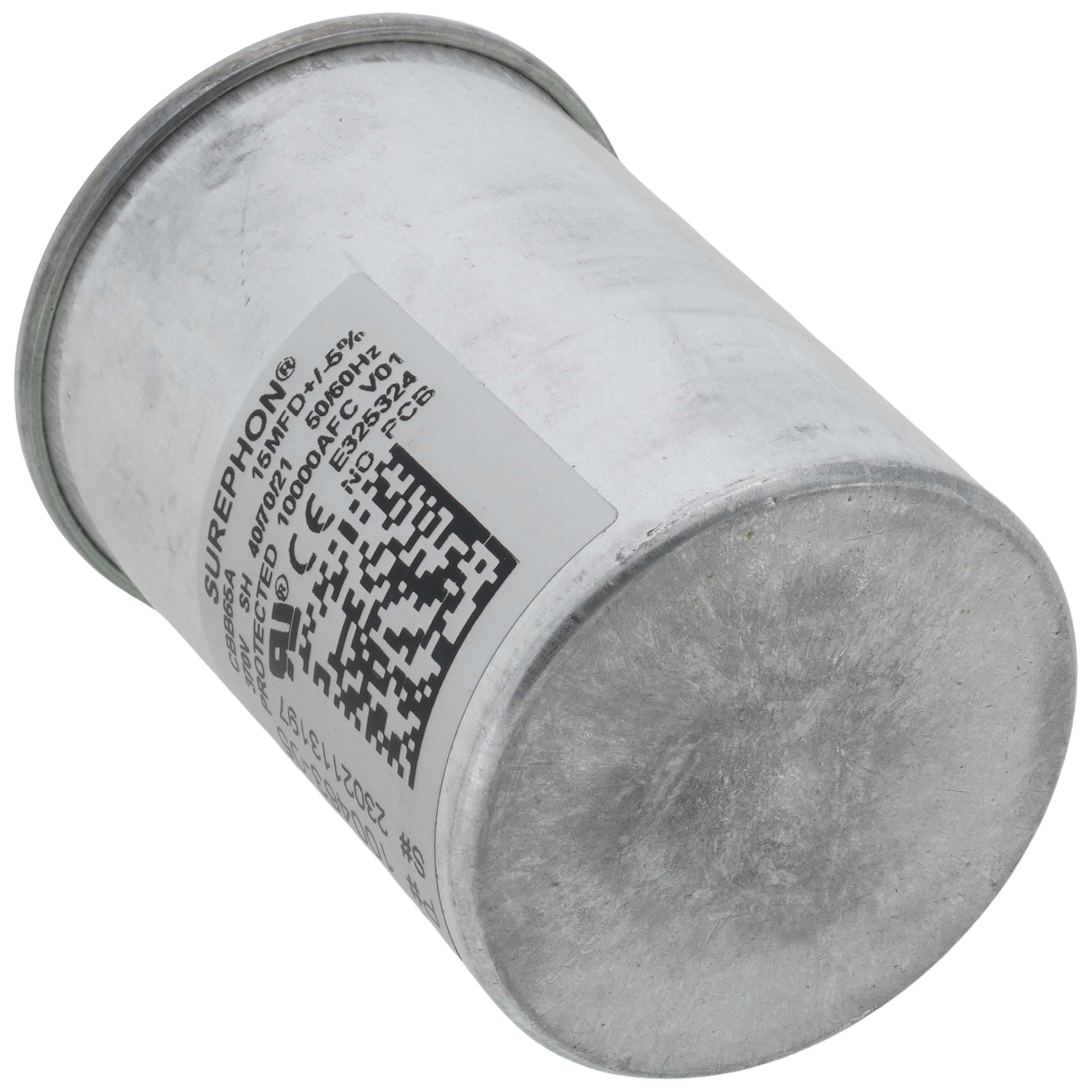 53H06 - Lennox 53H06 - 15 MFD Round Run Capacitor (370V), 53H06