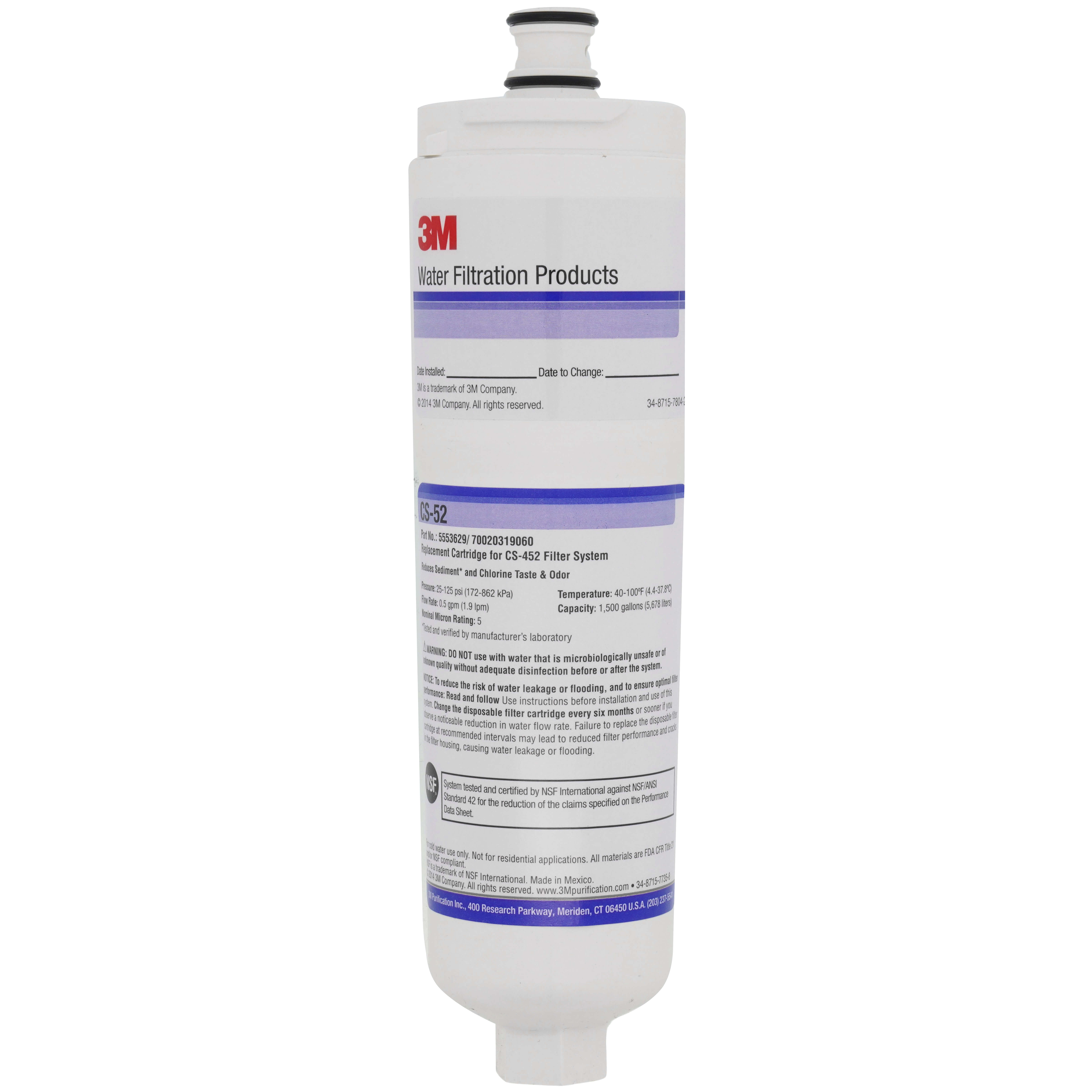 5553629 - Solventum 5553629 - 3M CS-52 Replacement Cartridge for
