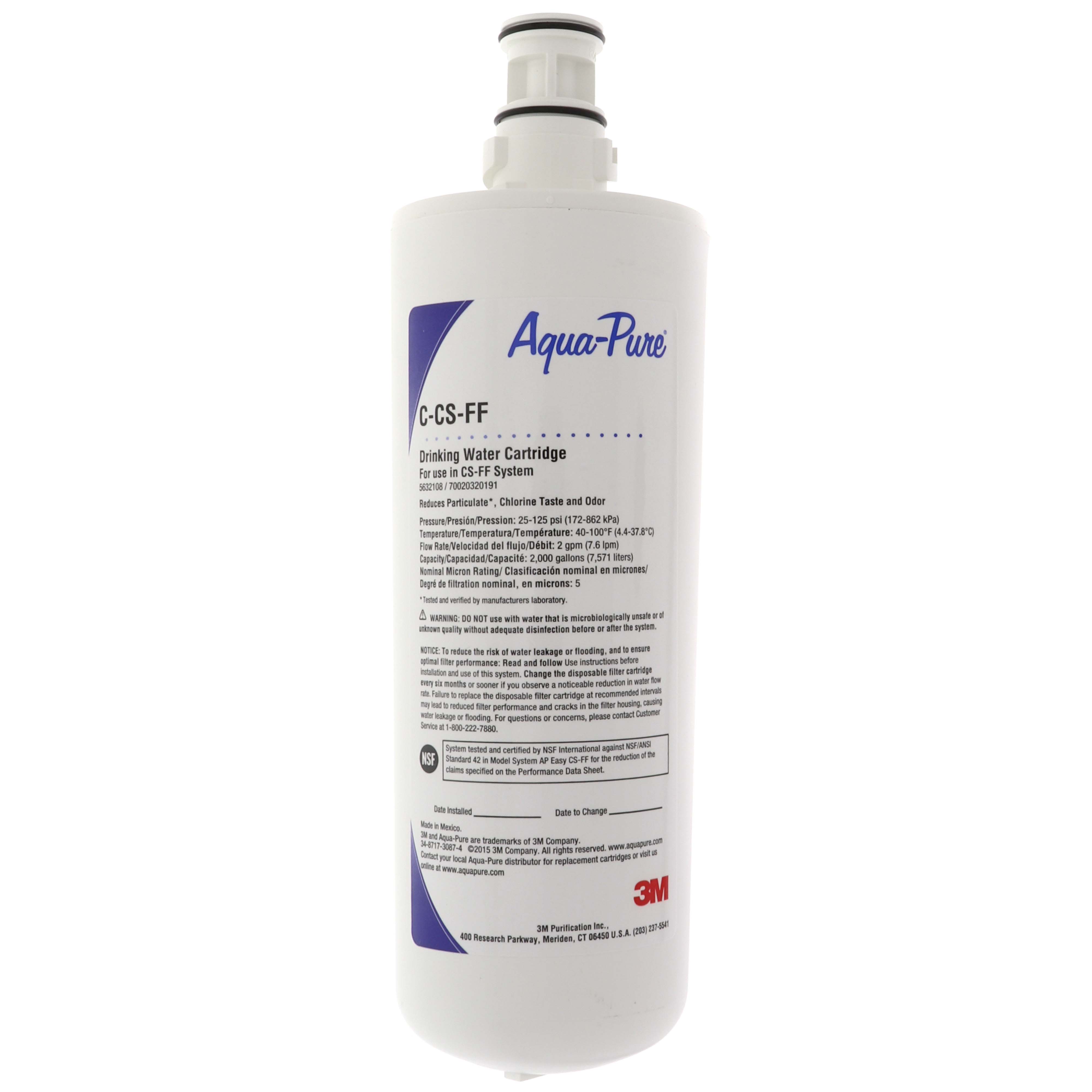 5632108 - Solventum 5632108 - Aqua-Pure C-CS-FF, Full Flow
