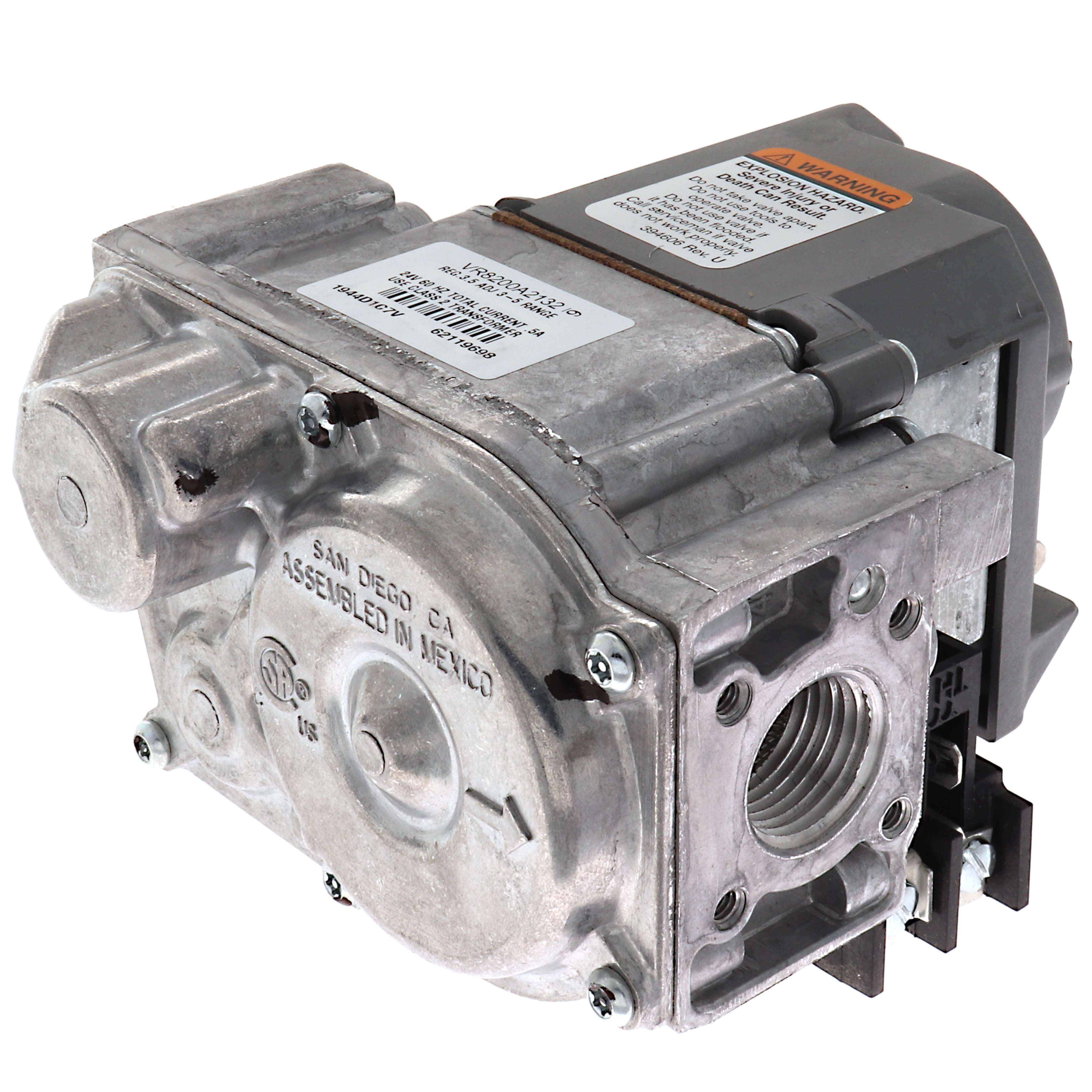 60-25075-02 - Rheem 60-25075-02 - VR8200A Gas Valve, 60-25075-02
