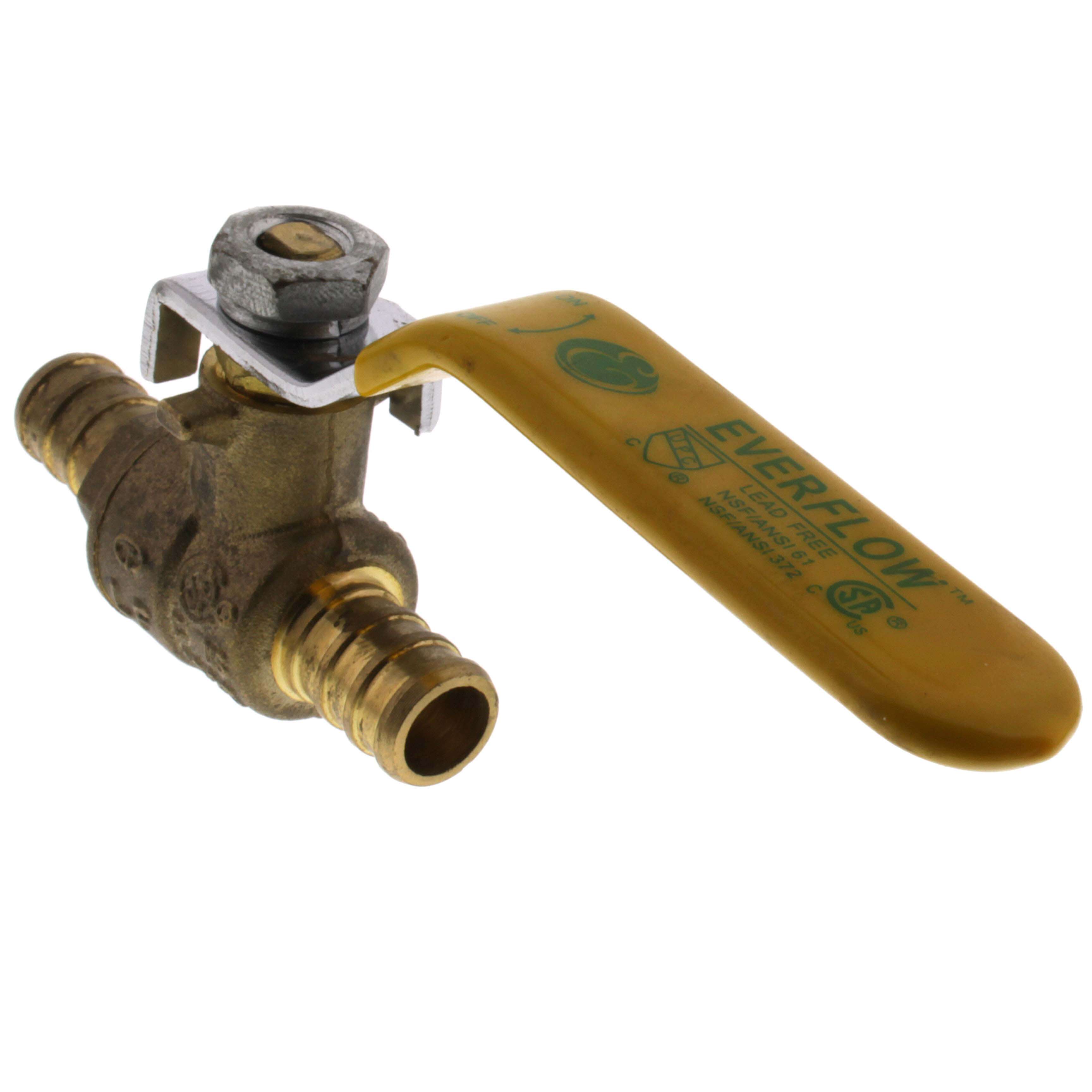 1/2” PEX Female Ball Valve – Lead-Free Brass, Full Port, PEX B Crimp Fitting