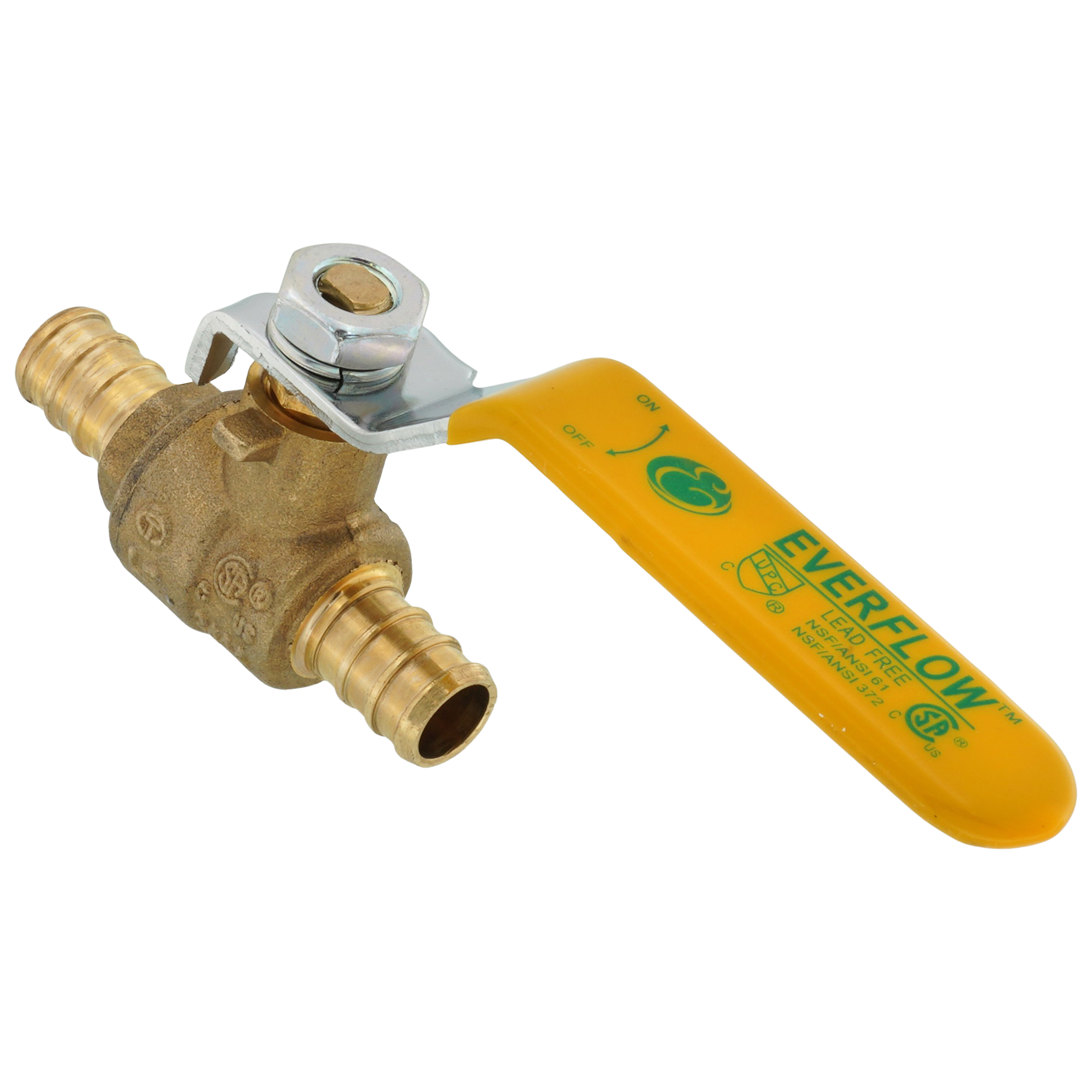 5 Valvole A Sfera In Ottone XFITTING 1/2 PEX B – Senza Piombo, Passo Totale