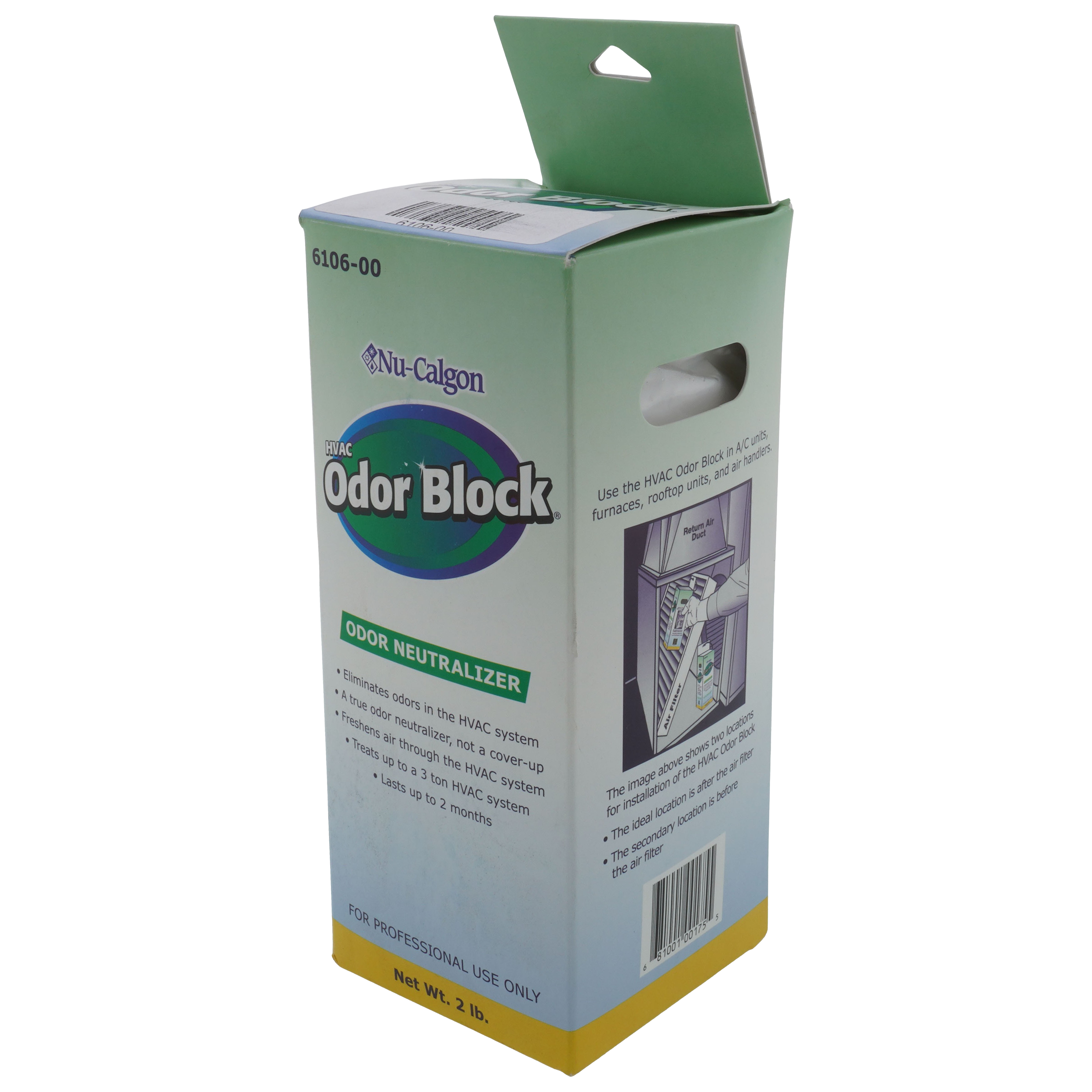 6106-00 - Nu-Calgon 6106-00 - HVAC Odor Block 3 Tons, 6106-00