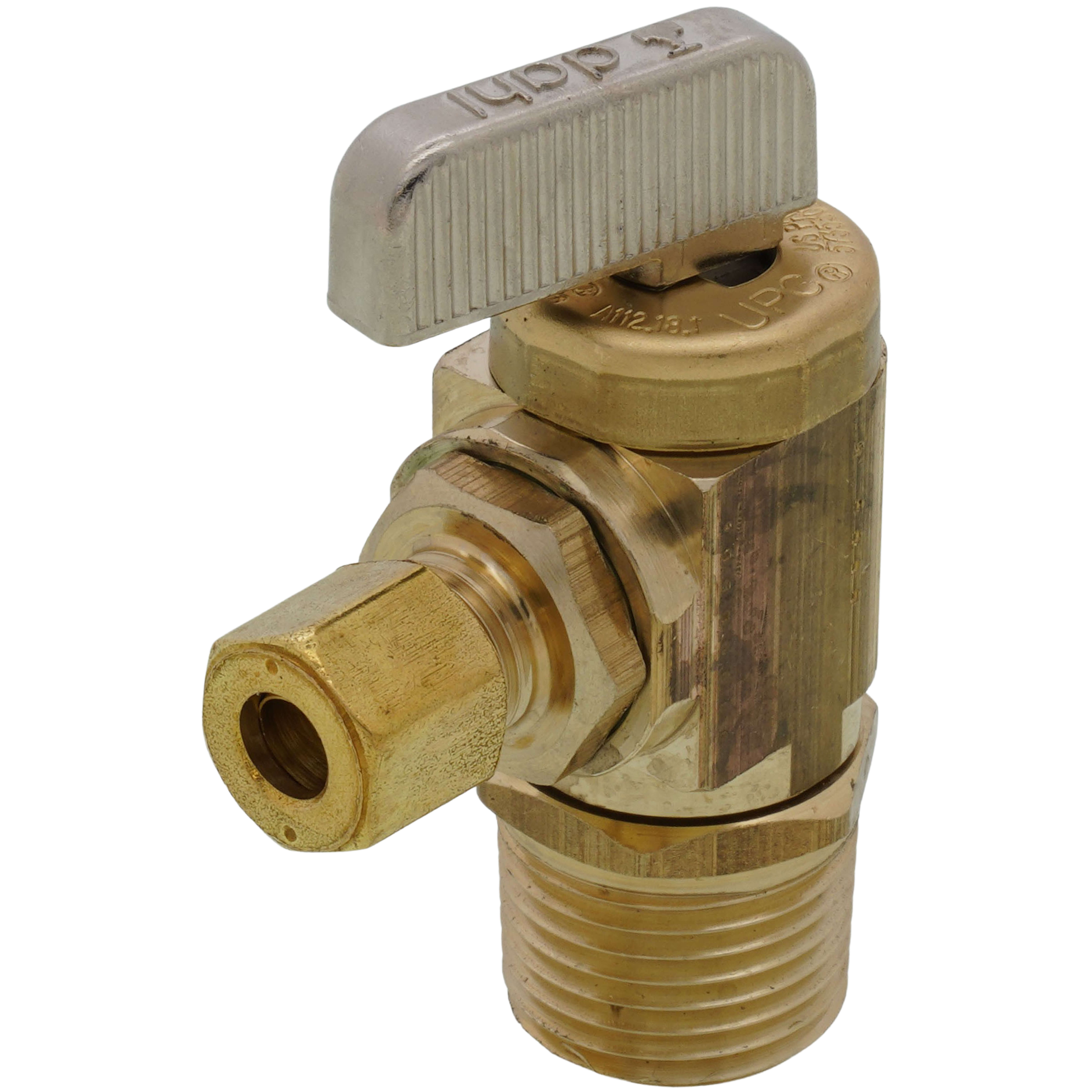 Uharbour 1/4" Brass Ball Valve Shut Off Switch, 1/4 Inch Mini Ball