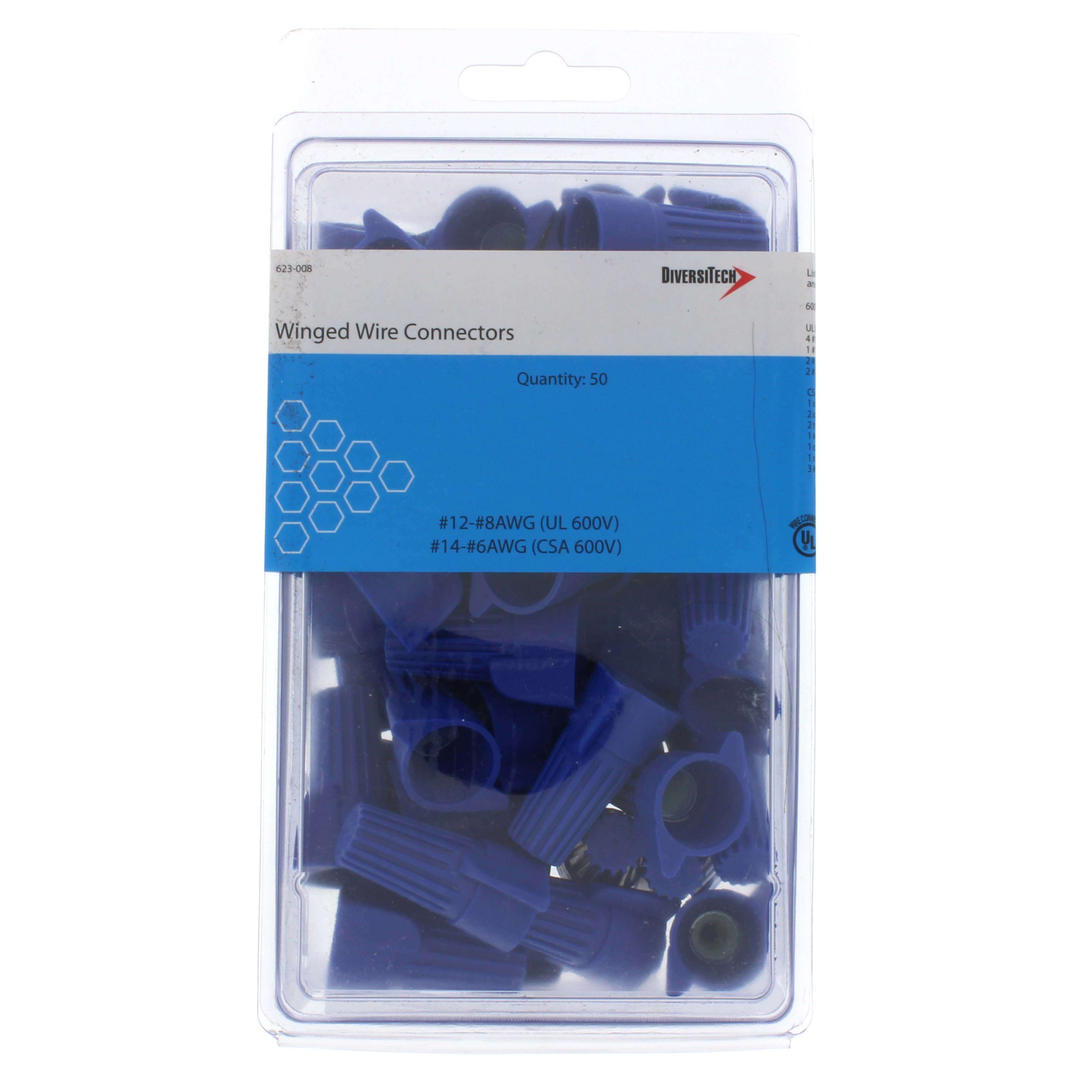 623-008 - DiversiTech 623-008 - Blue Winged Wire Connectors, Size