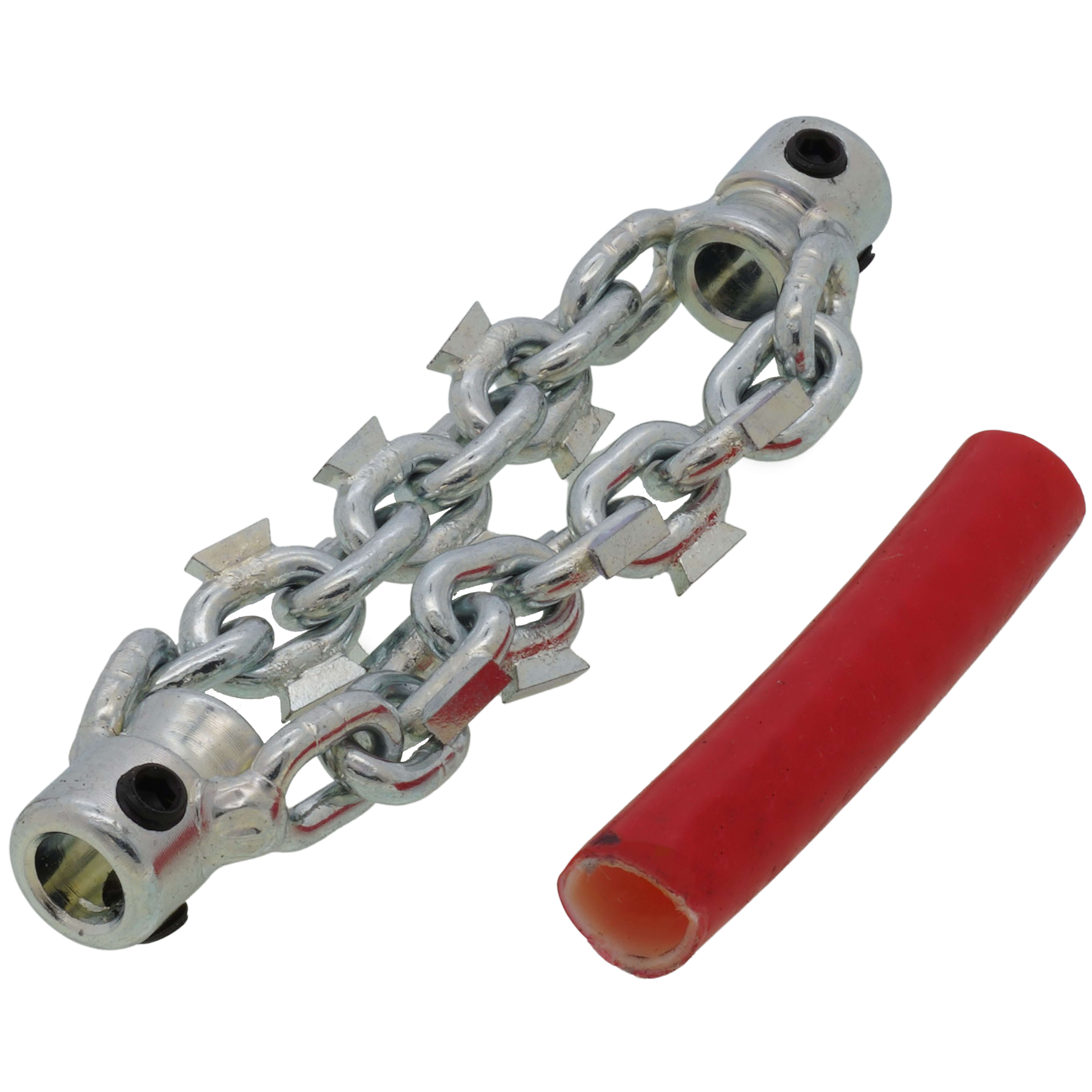 RIDGID K9-204 Carbide Tipped 3-Chain Flexshaft Knocker – 5/16" Cable, 3" Pipe