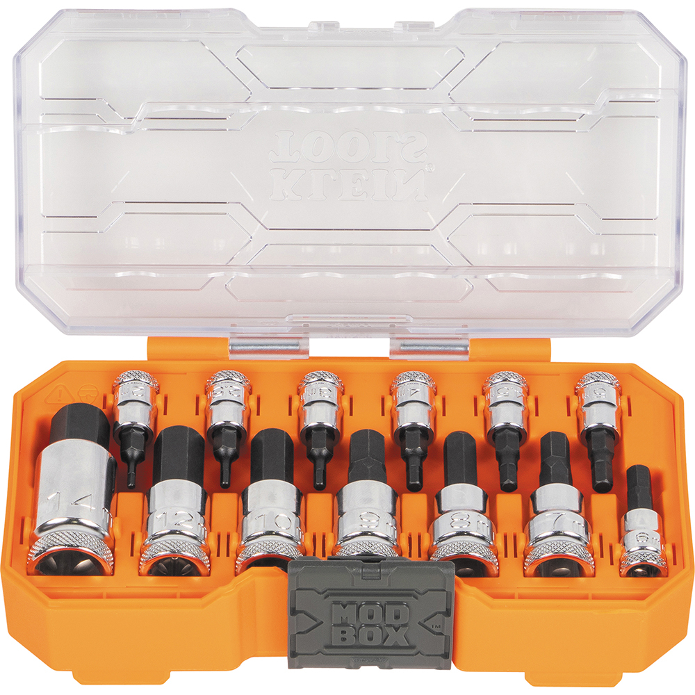 65213HEXM - Klein Tools 65213HEXM - 13 Piece Knurled Hex Bit