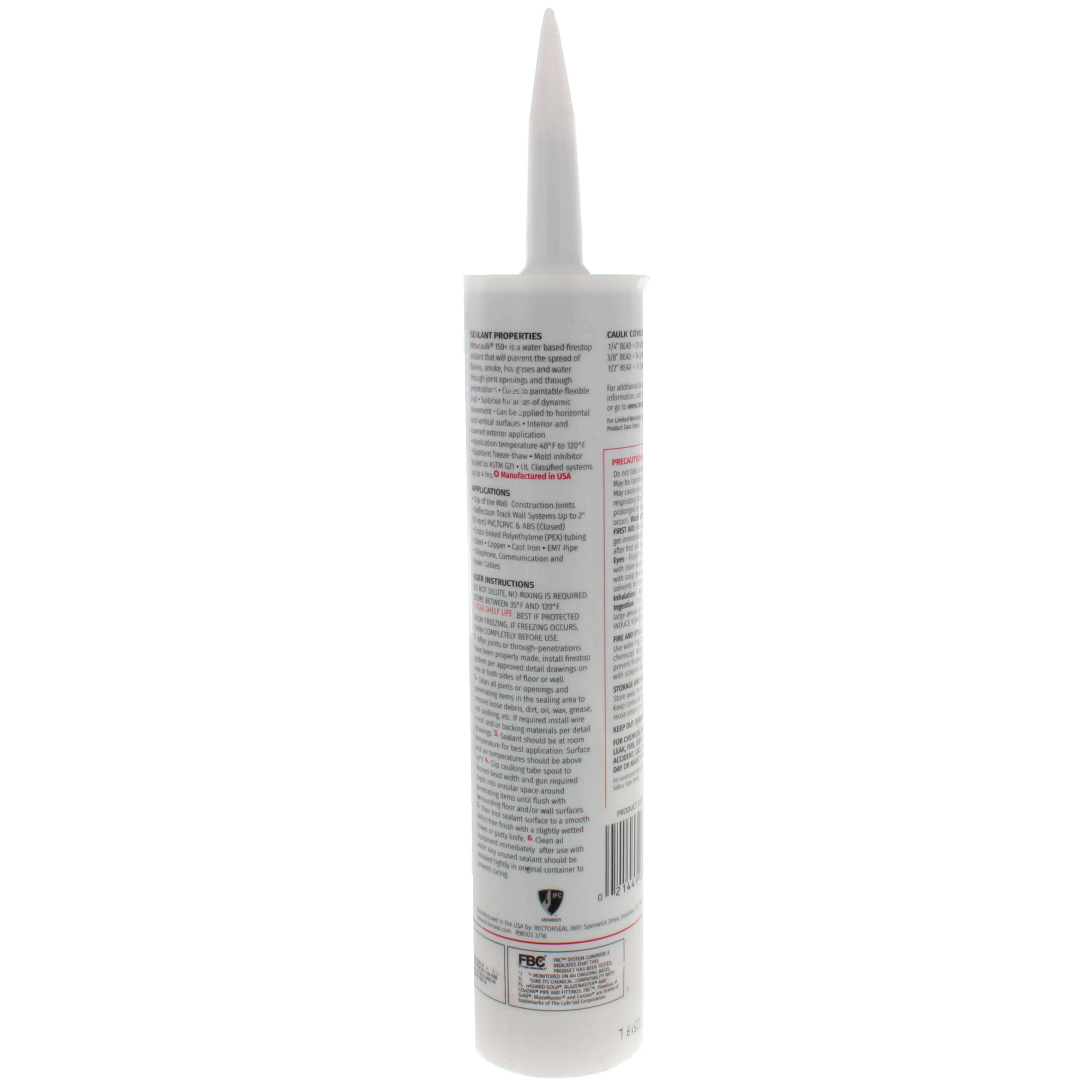 66648 - Metacaulk 66648 - 10.3 Oz 150+ Firestop Sealant