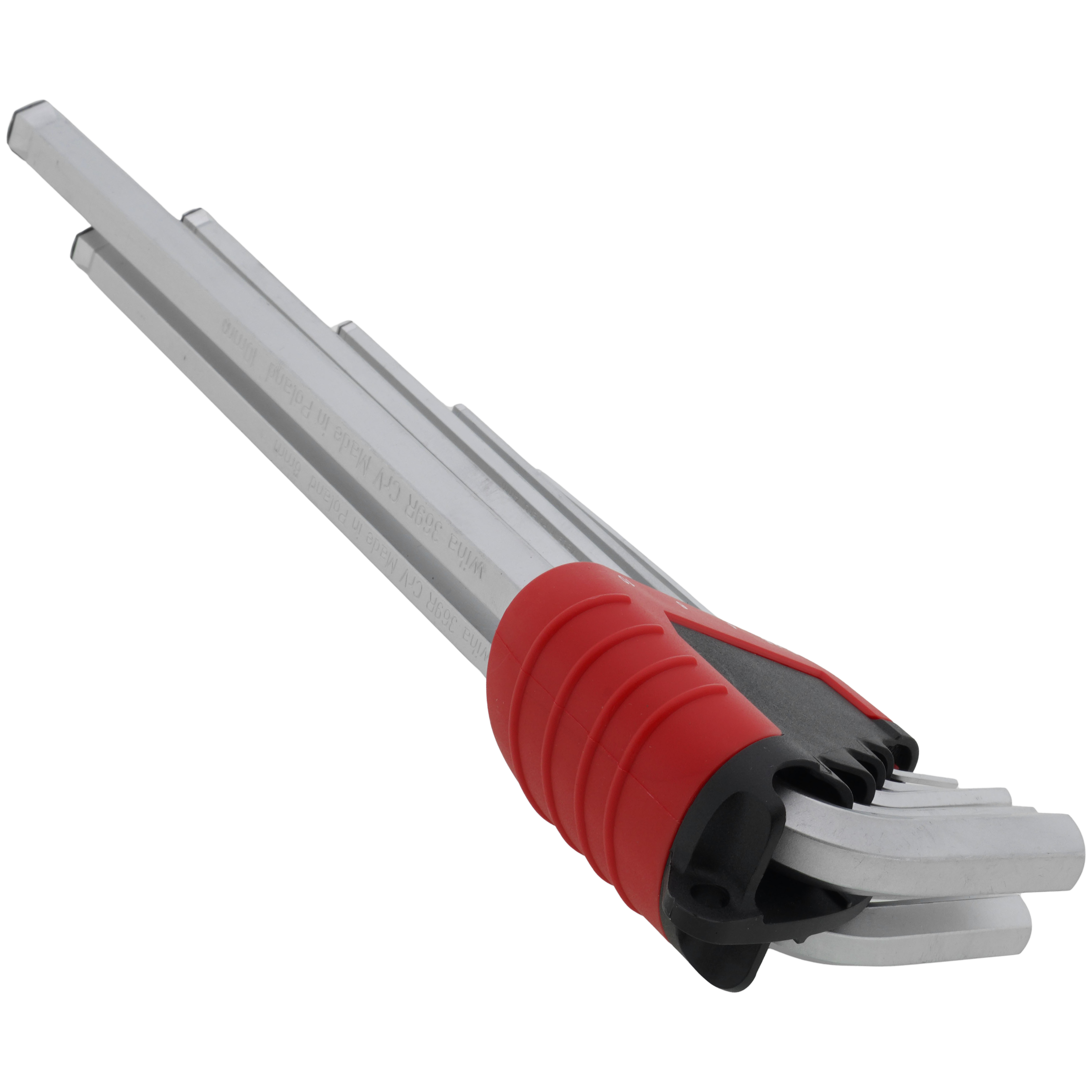 66990 - Wiha 66990 - 9-Piece MagicRing Ball End Hex L-Key Set (Metric)