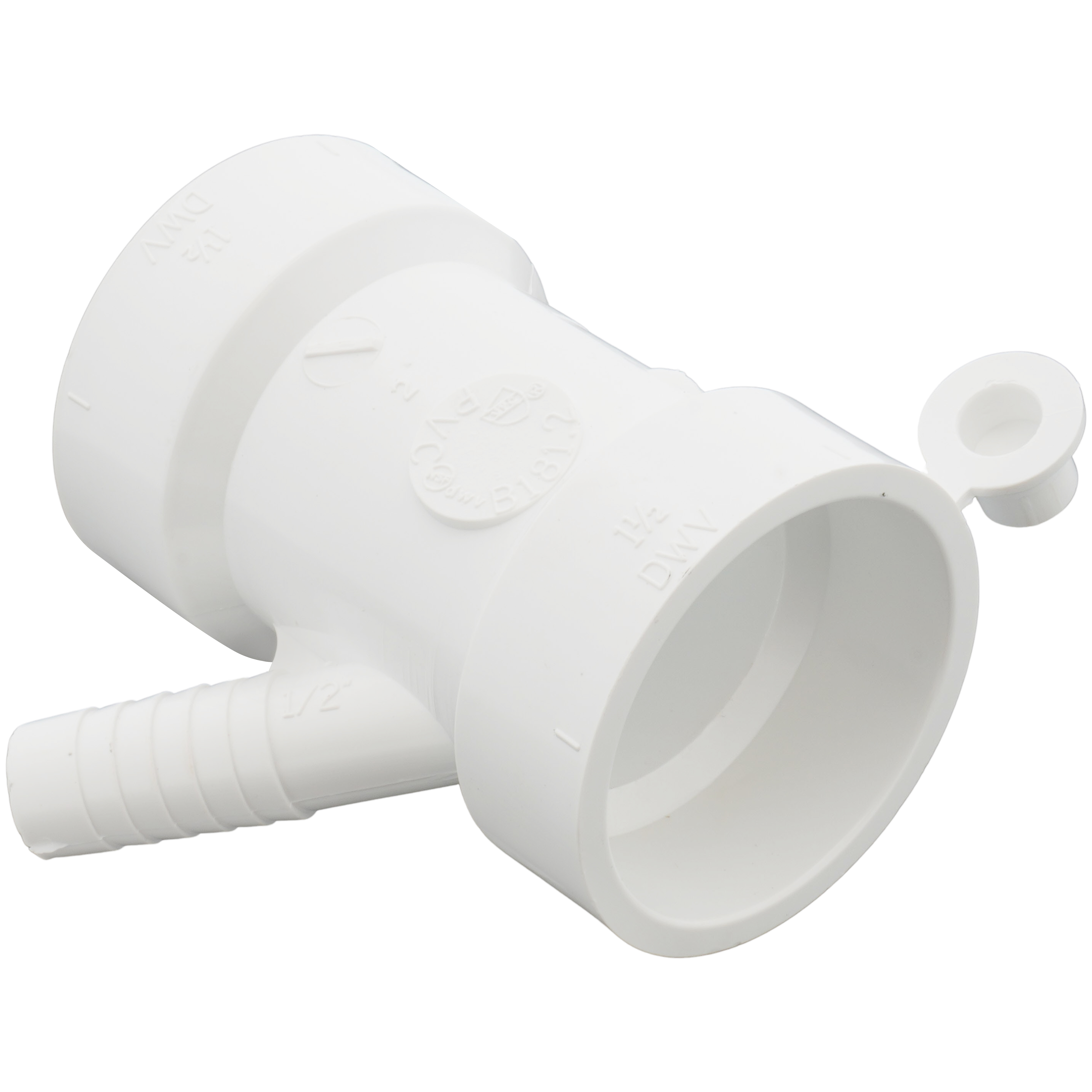 757120 - Canplas 757120 - White PVC Appliance Wye, 1-1/2