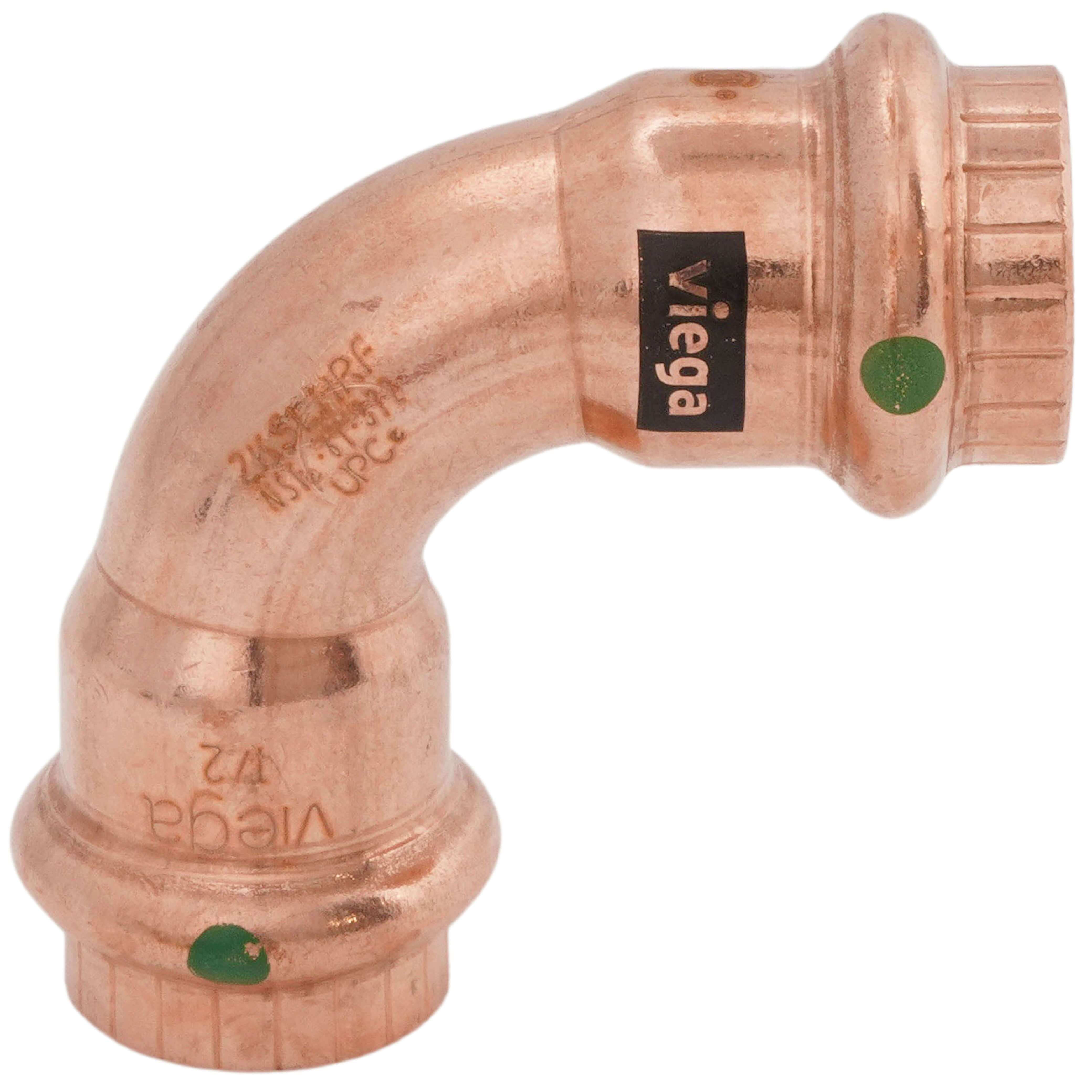 thumbnail image 2 of NIBCO 1-1/2" Viega Mueller Press Coupling W/ Stop - Copper CxC - Lot Of 2 (78067) 2 of 5