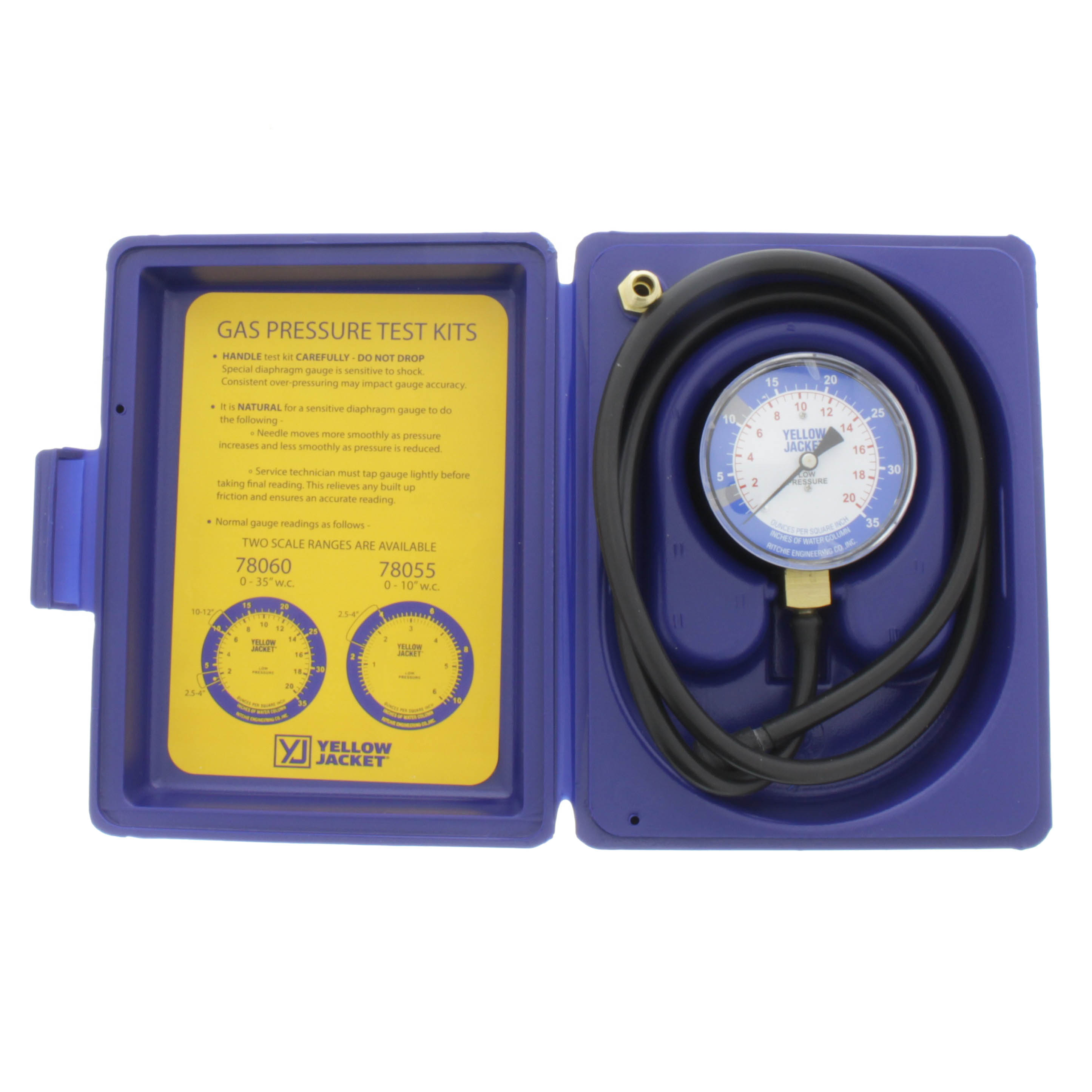 78060 - Yellow Jacket 78060 - Gas Pressure Test Kit (0 - 35