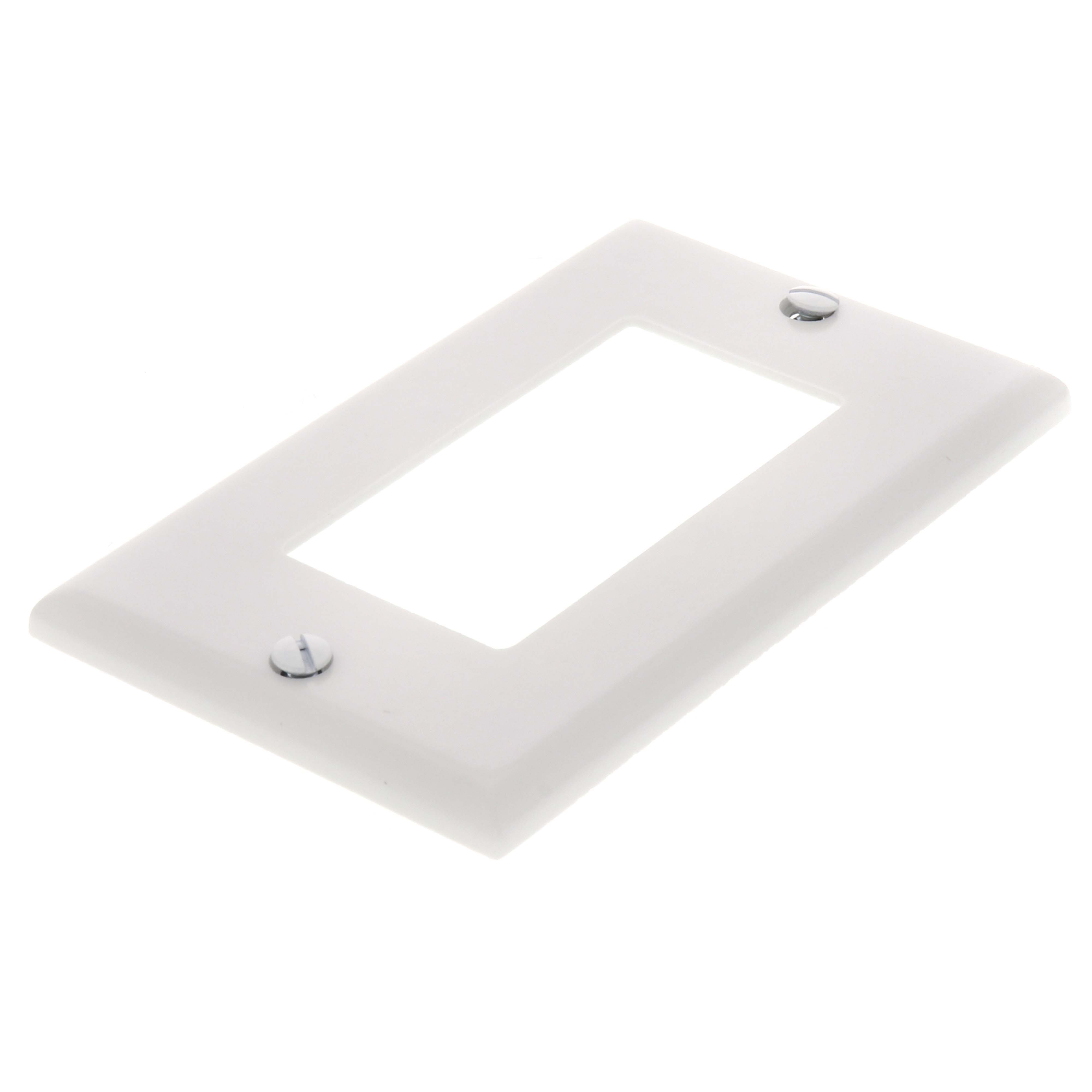 80409-W - Leviton 80409-W - 2-Gang Decora Electrical Wall Plate