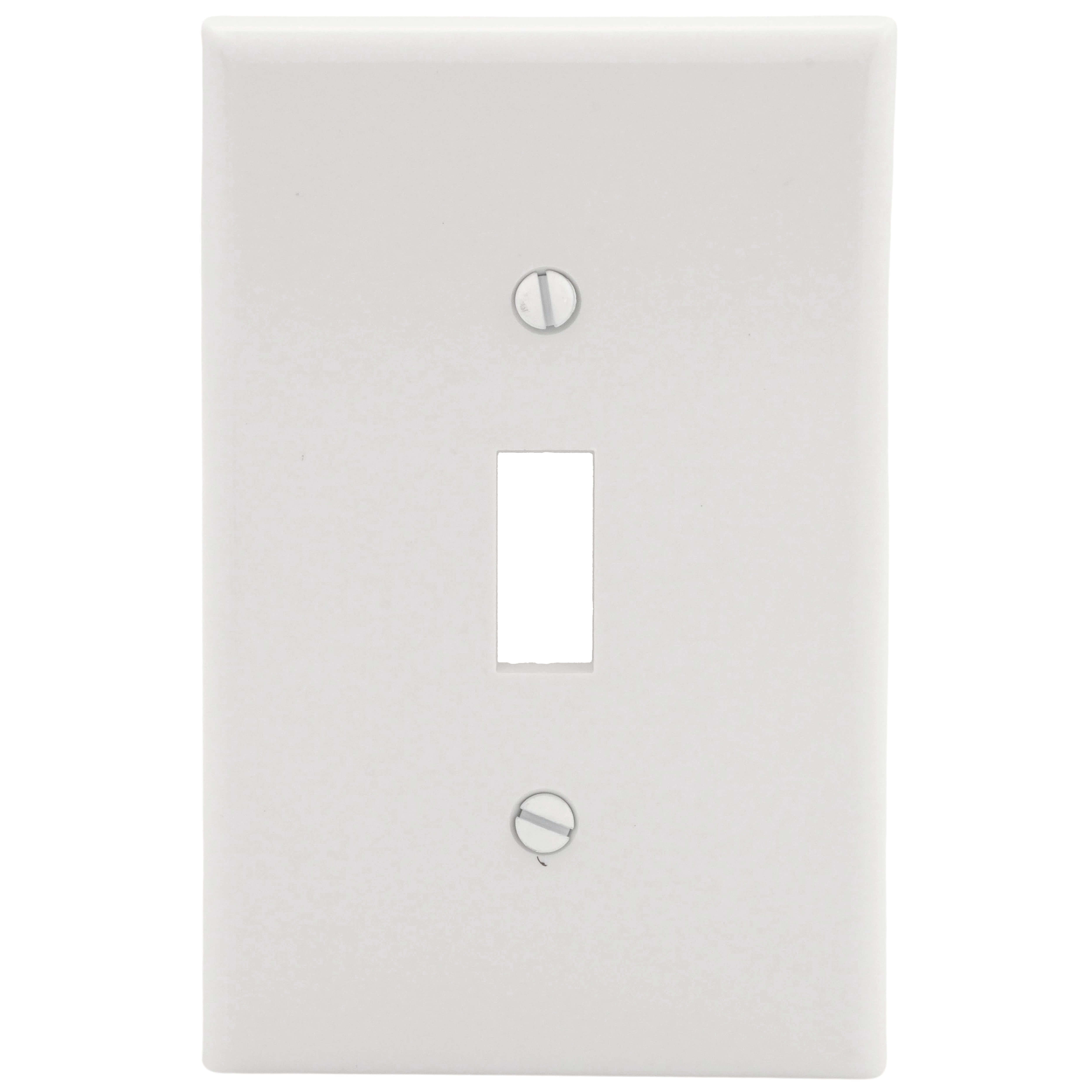 80501-W - Leviton 80501-W - 1-Gang Wall Plate, Midway Size