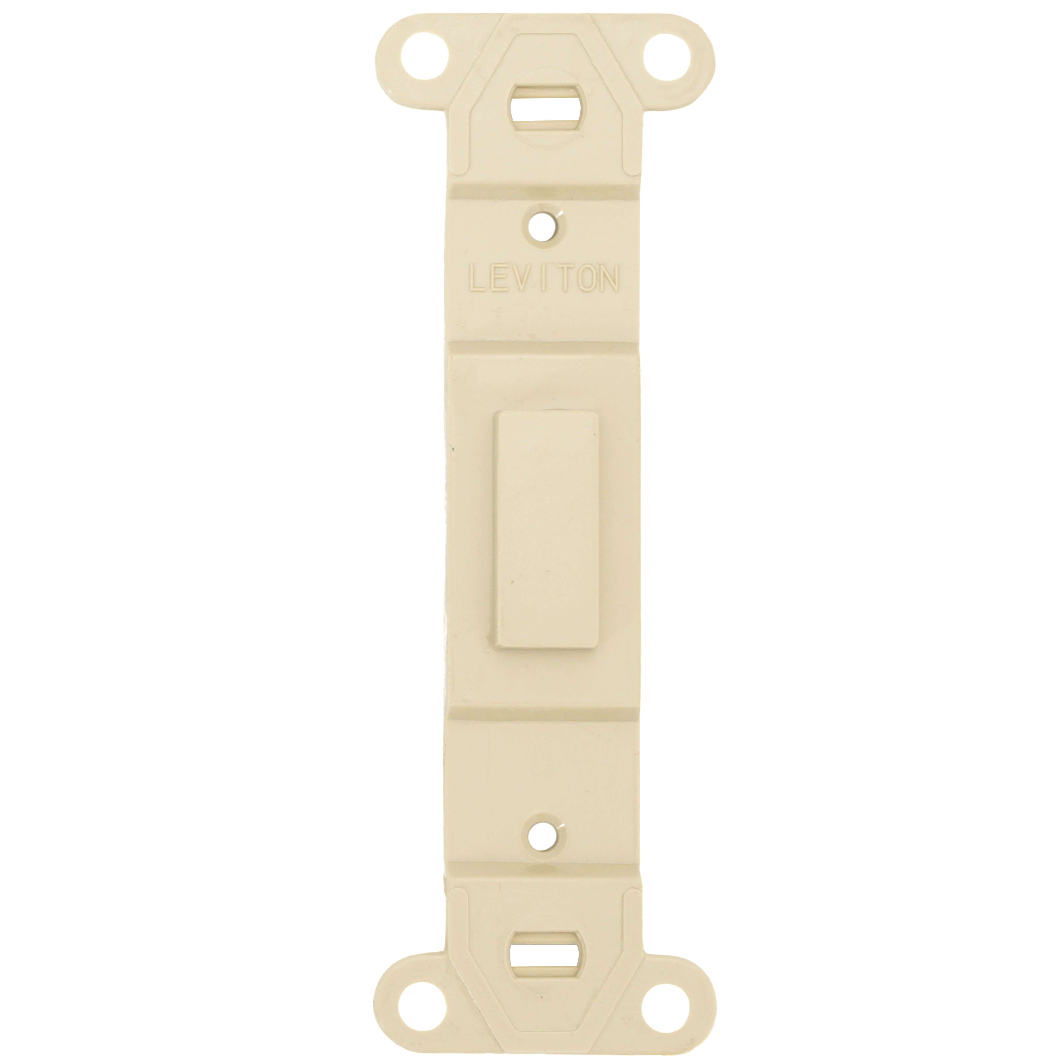 80700-I - Leviton 80700-I - Blank Toggle Wall Plate Adapter (Ivory)
