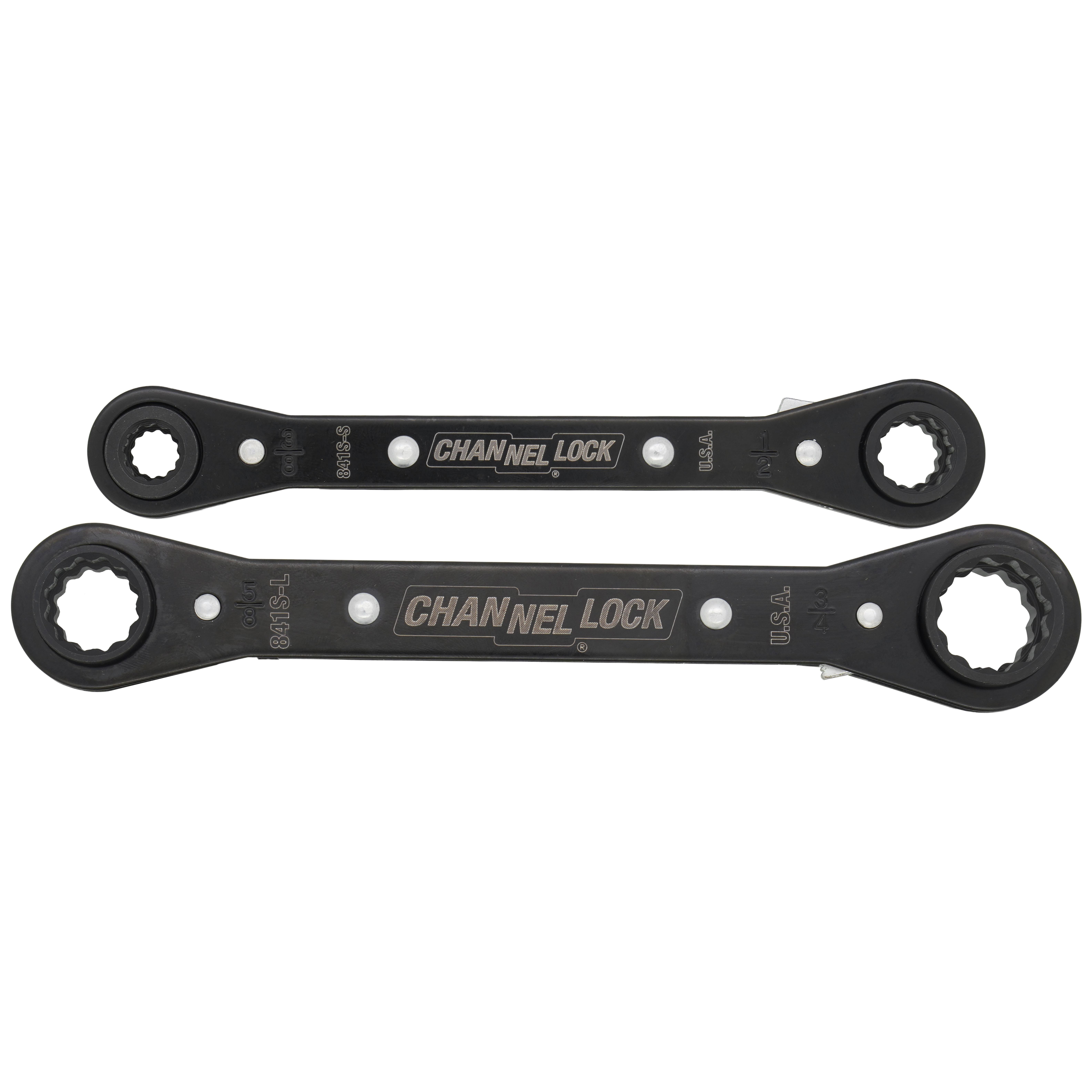 841S - Channellock 841S - Combination Ratcheting Wrench Set (2pc)