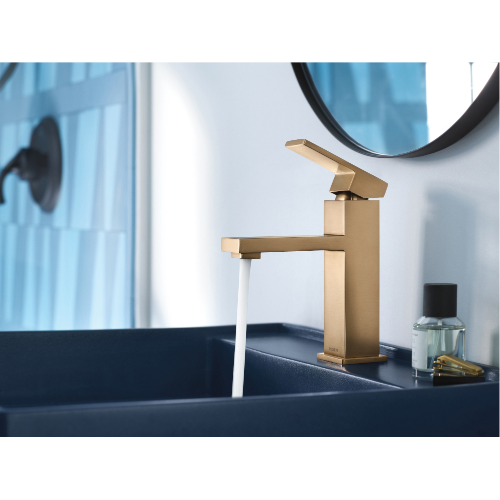84771BZG - Moen 84771BZG - Revyl Bronzed Gold One-handle Bathroom